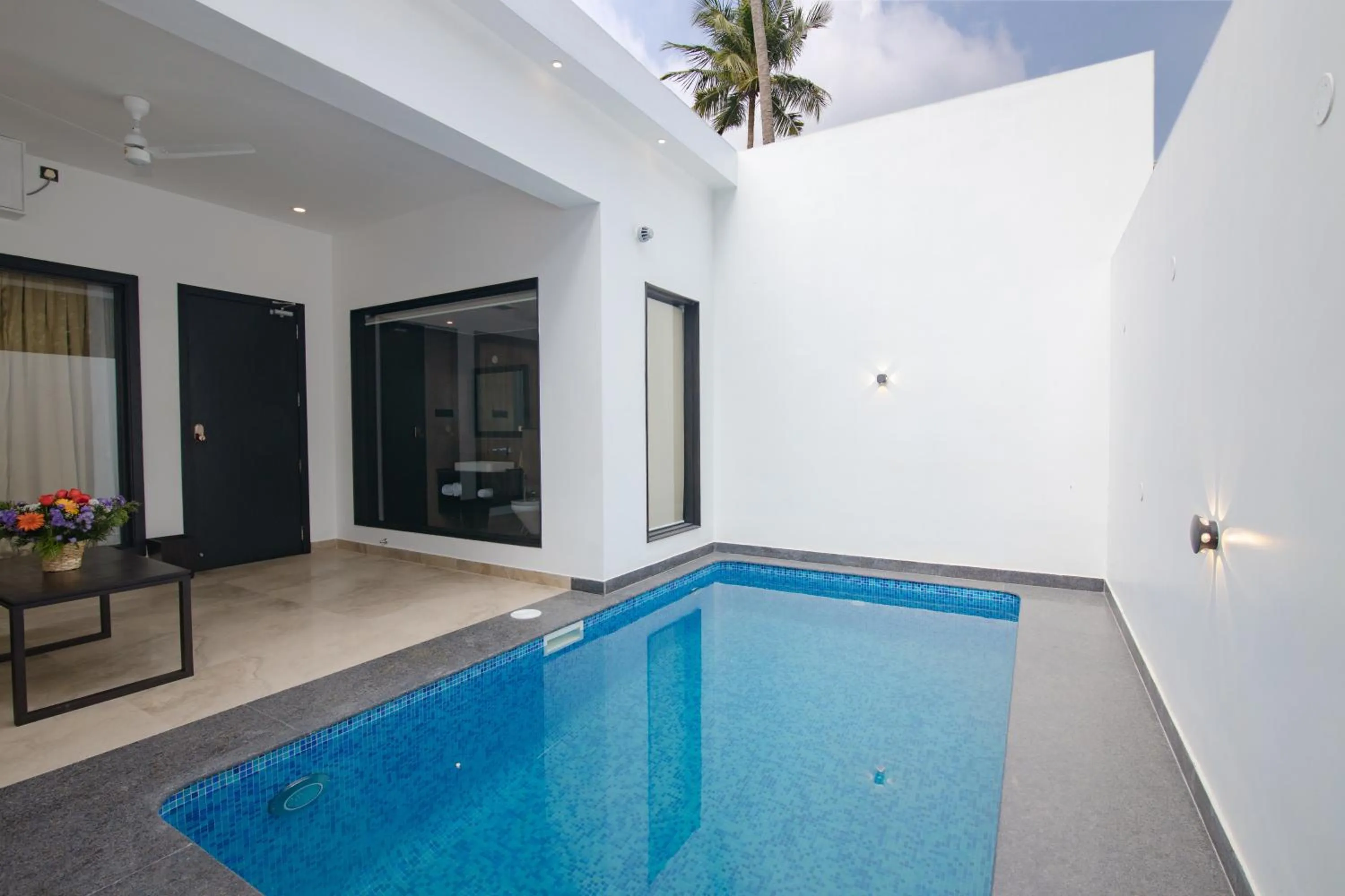 Pool view in The Saravi Resort