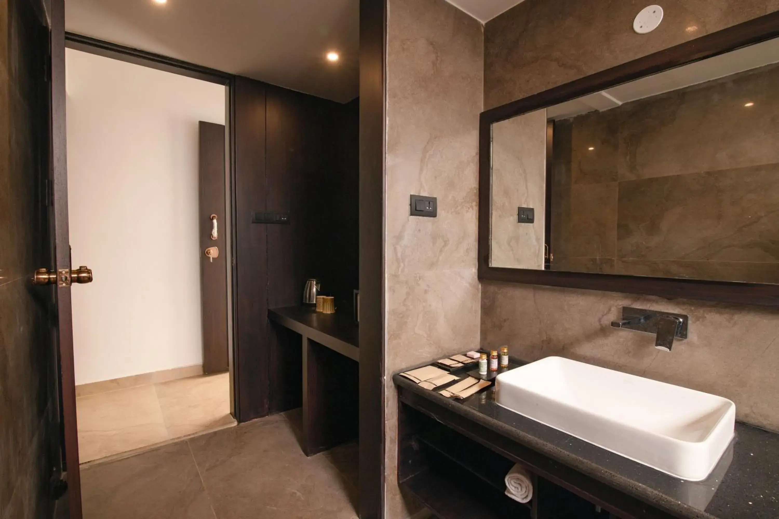 Bathroom in The Saravi Resort Bathroom in The Saravi Resort