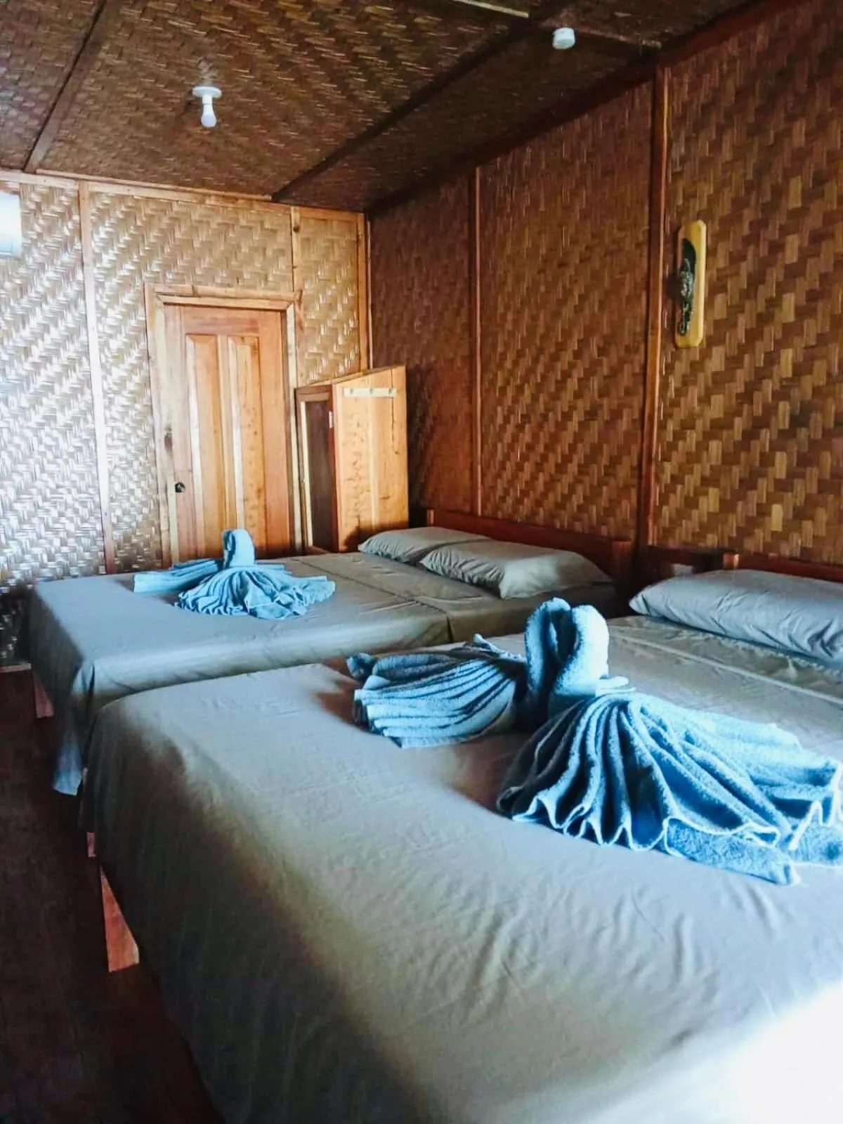 Bed in Hola Beach Resort