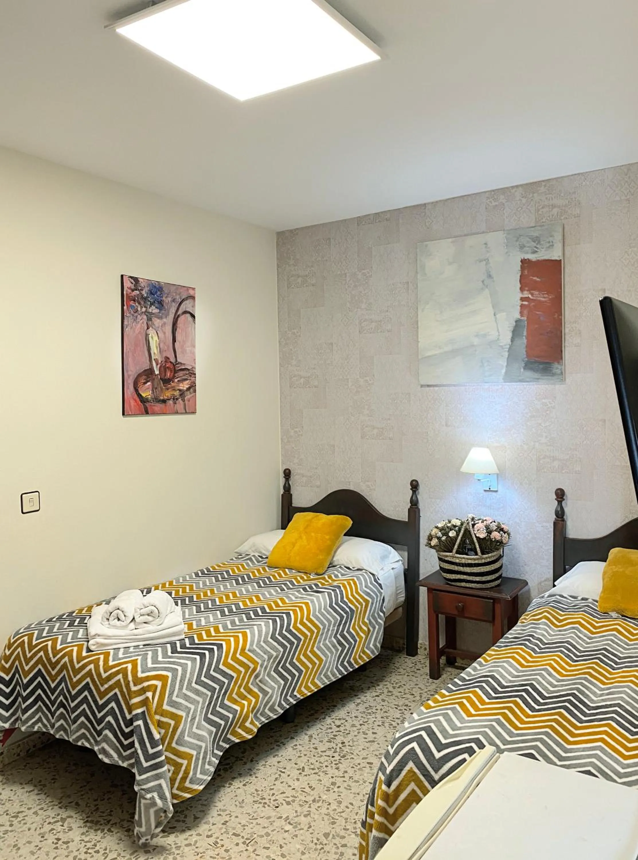 Bed in Hostal Azahara