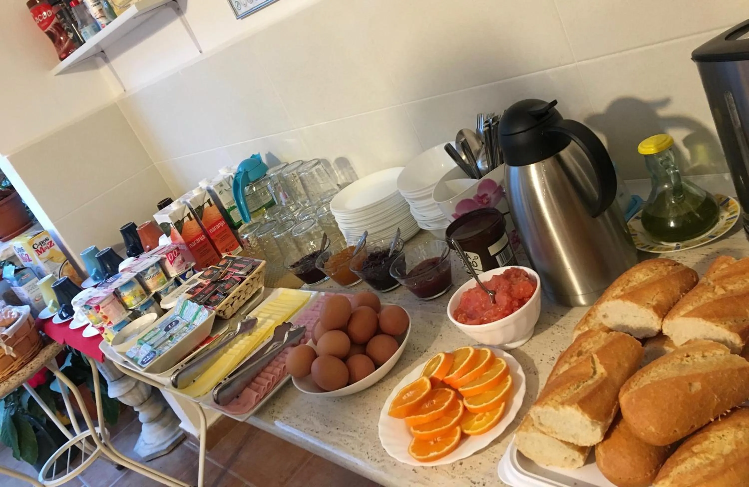 Breakfast in Hostal Azahara