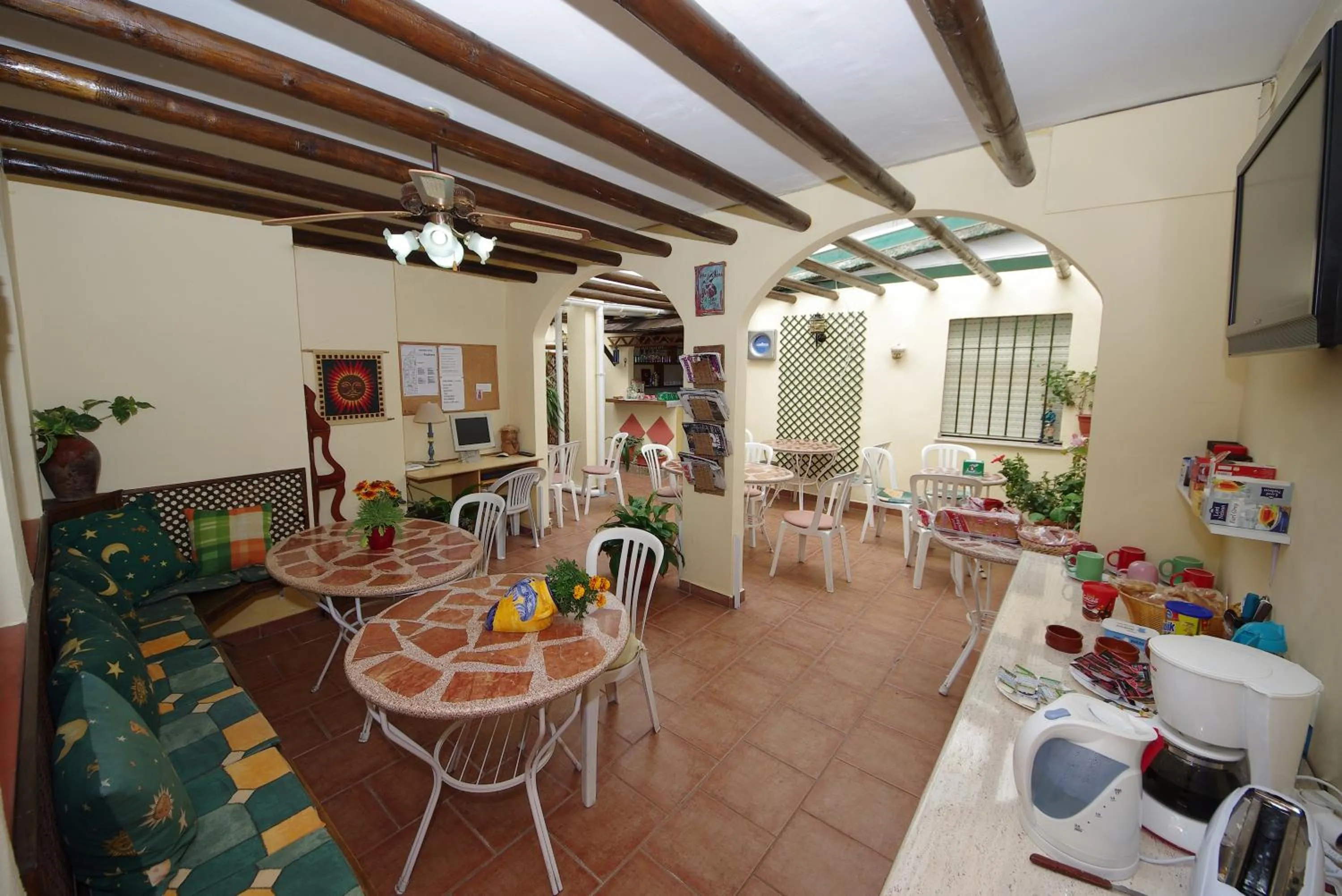 Patio in Hostal Azahara