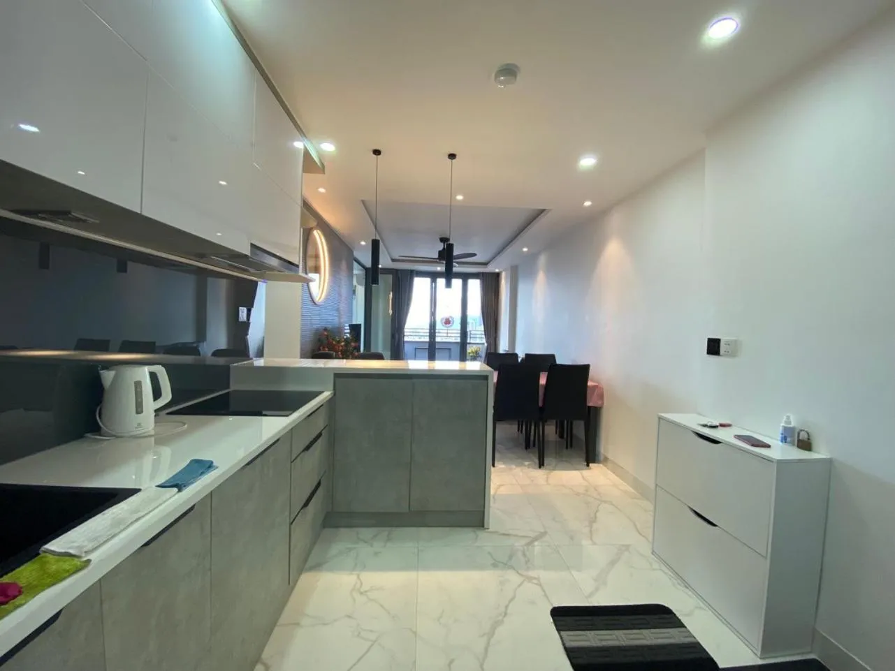 Kitchen or kitchenette in Mường Thanh Grand Seaview Đà Nẵng Apartment