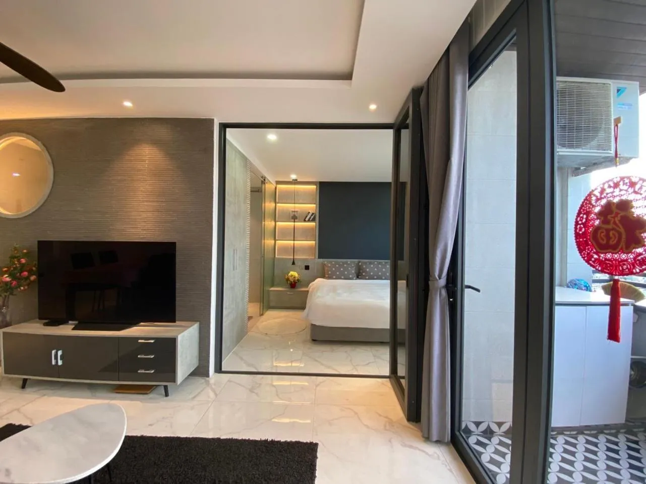 Bed in Mường Thanh Grand Seaview Đà Nẵng Apartment