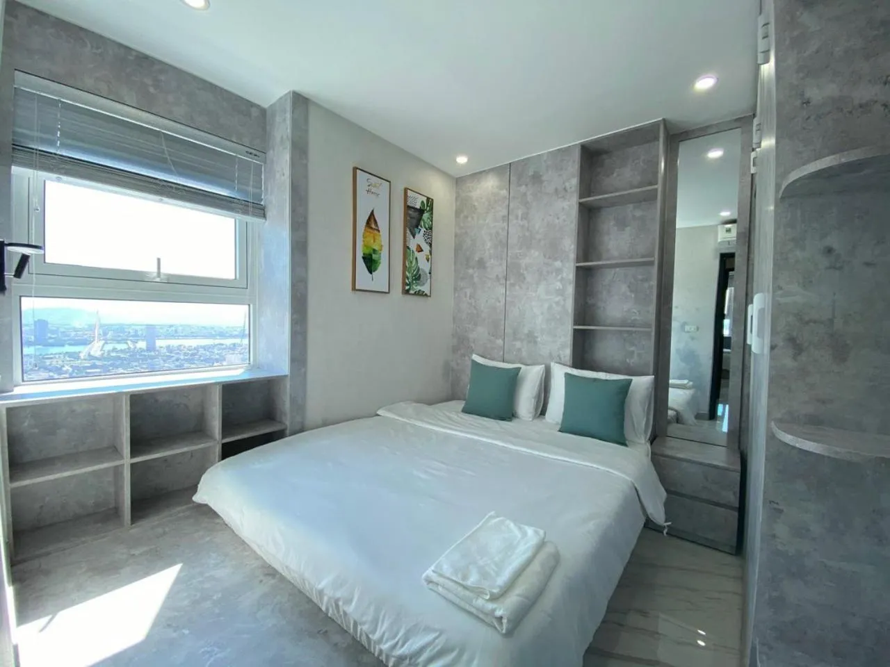 Bed in Mường Thanh Grand Seaview Đà Nẵng Apartment