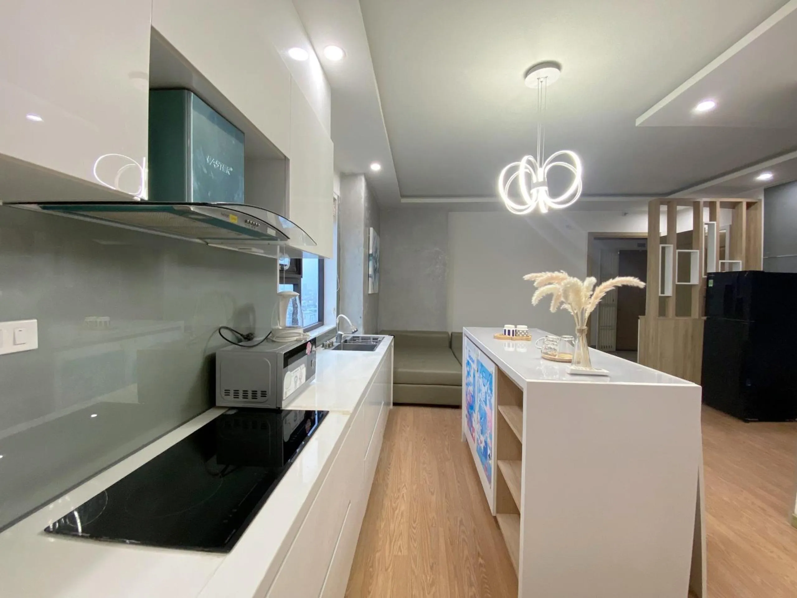 Kitchen or kitchenette in Mường Thanh Grand Seaview Đà Nẵng Apartment