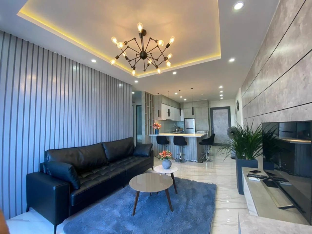 Living room in Mường Thanh Grand Seaview Đà Nẵng Apartment