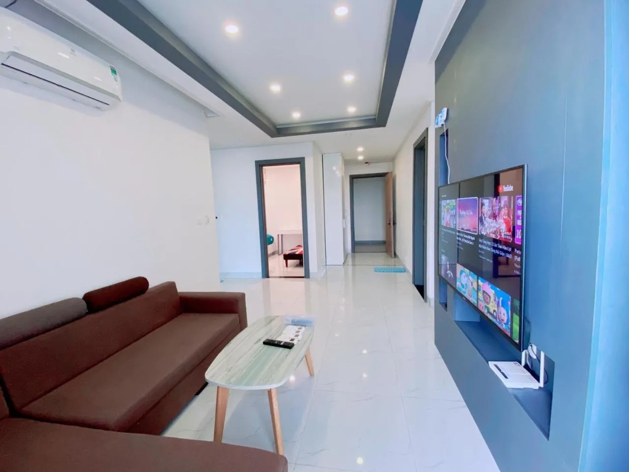 Living room in Mường Thanh Grand Seaview Đà Nẵng Apartment