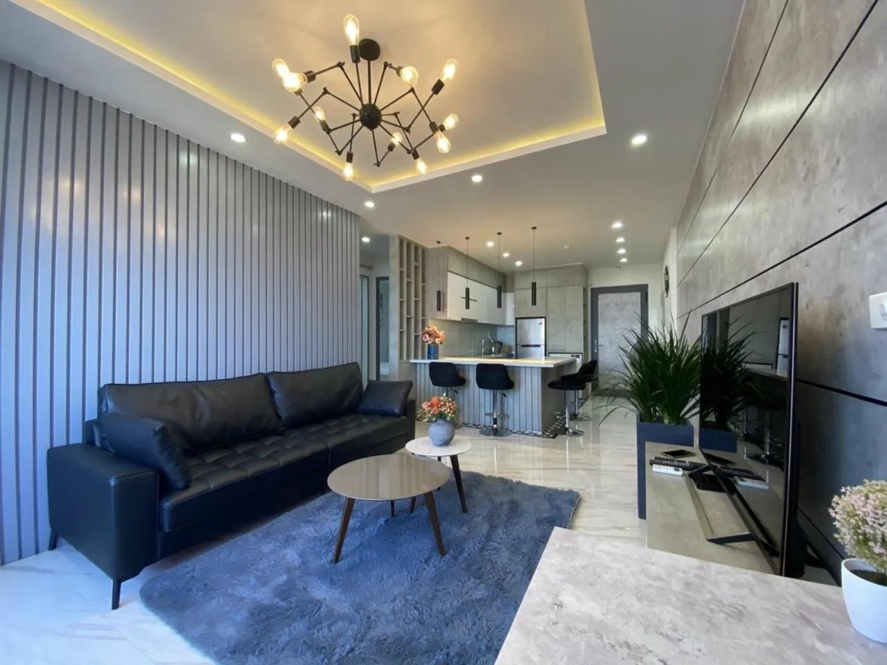 Living room in Mường Thanh Grand Seaview Đà Nẵng Apartment