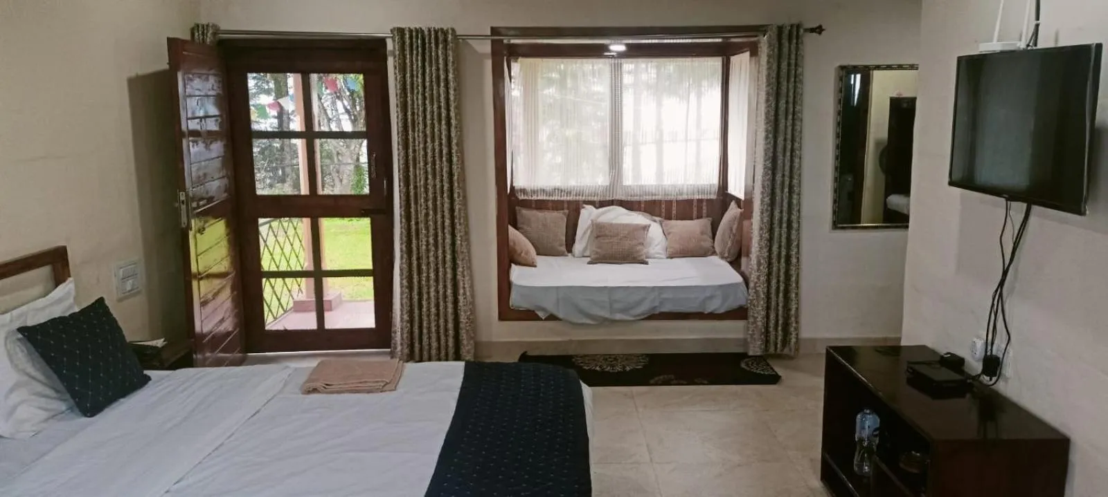 Bed in Pinaceae Resort