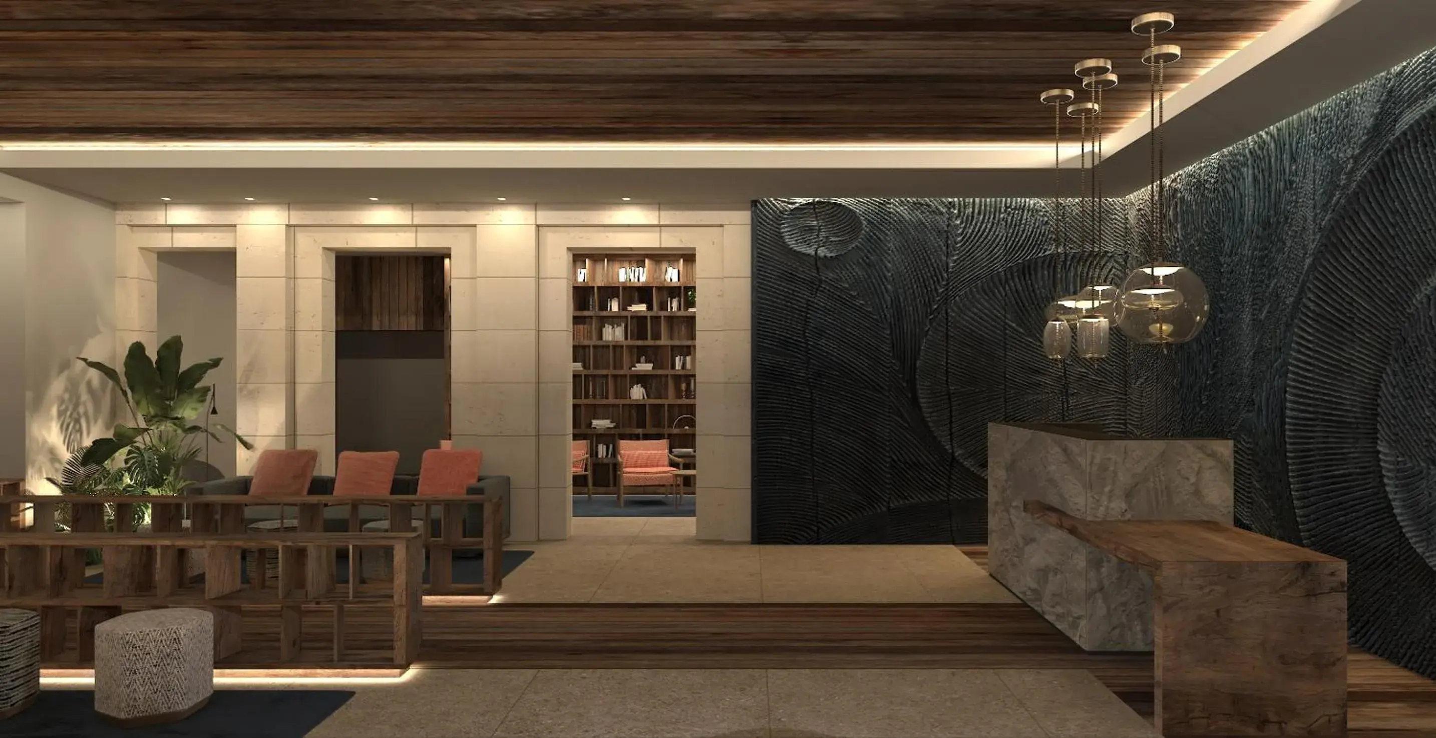 Lobby or reception in Hotel Medinaceli Lobby or reception in Hotel Medinaceli