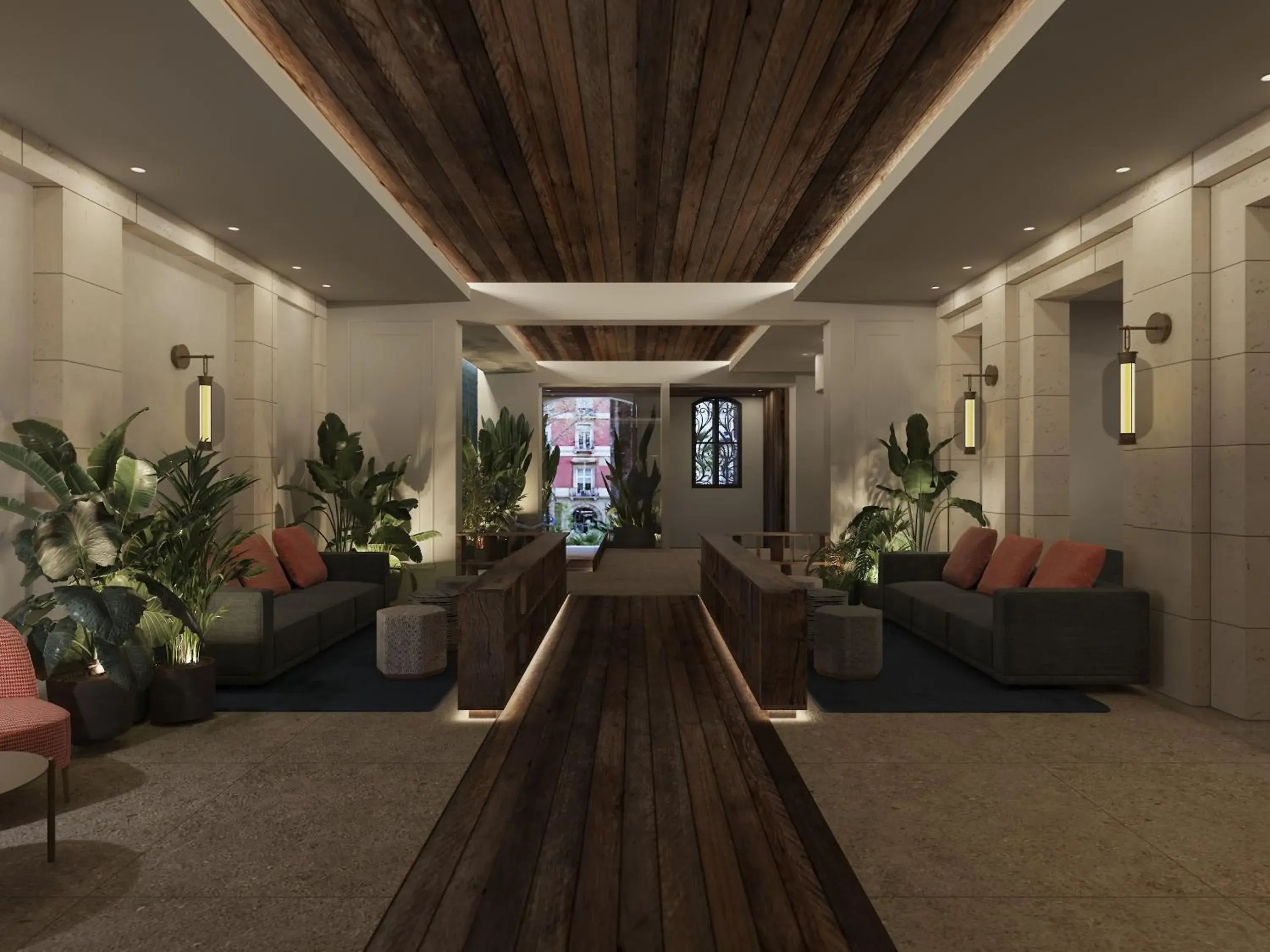 Lobby or reception in Hotel Medinaceli Lobby or reception in Hotel Medinaceli