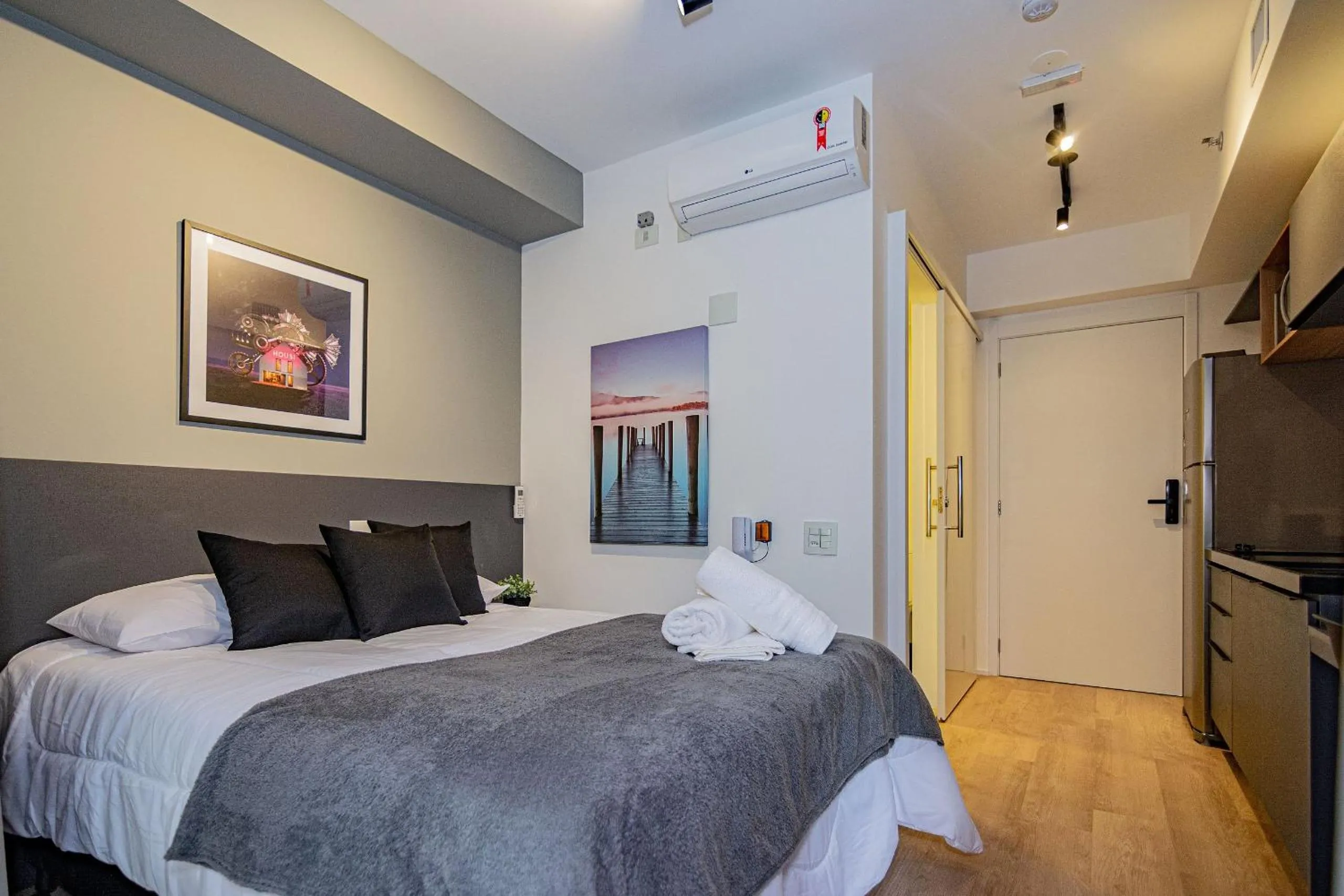 Bed in Canal do Anfitrião | Studios Jauperi