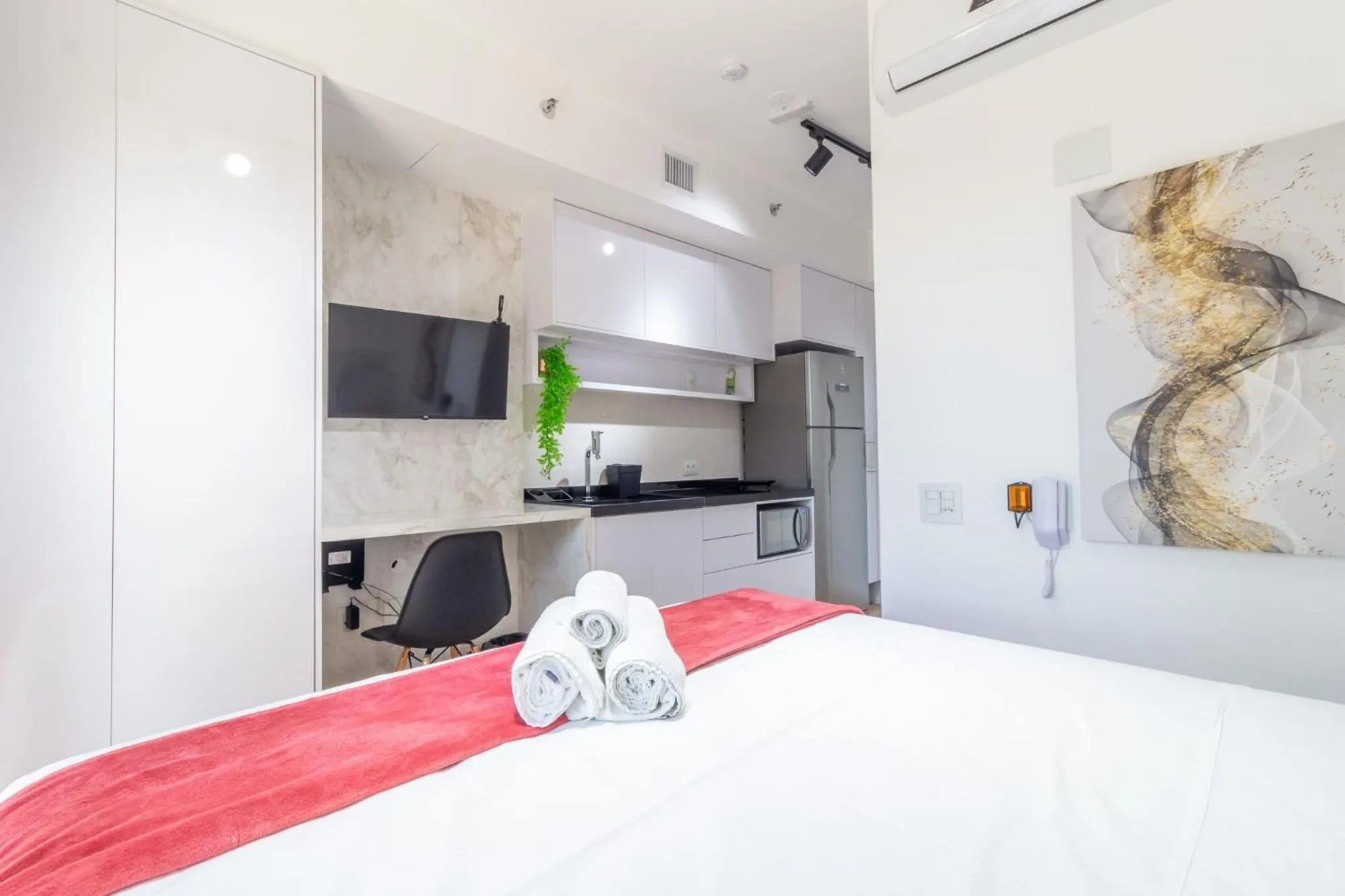 Bed in Canal do Anfitrião | Studios Jauperi