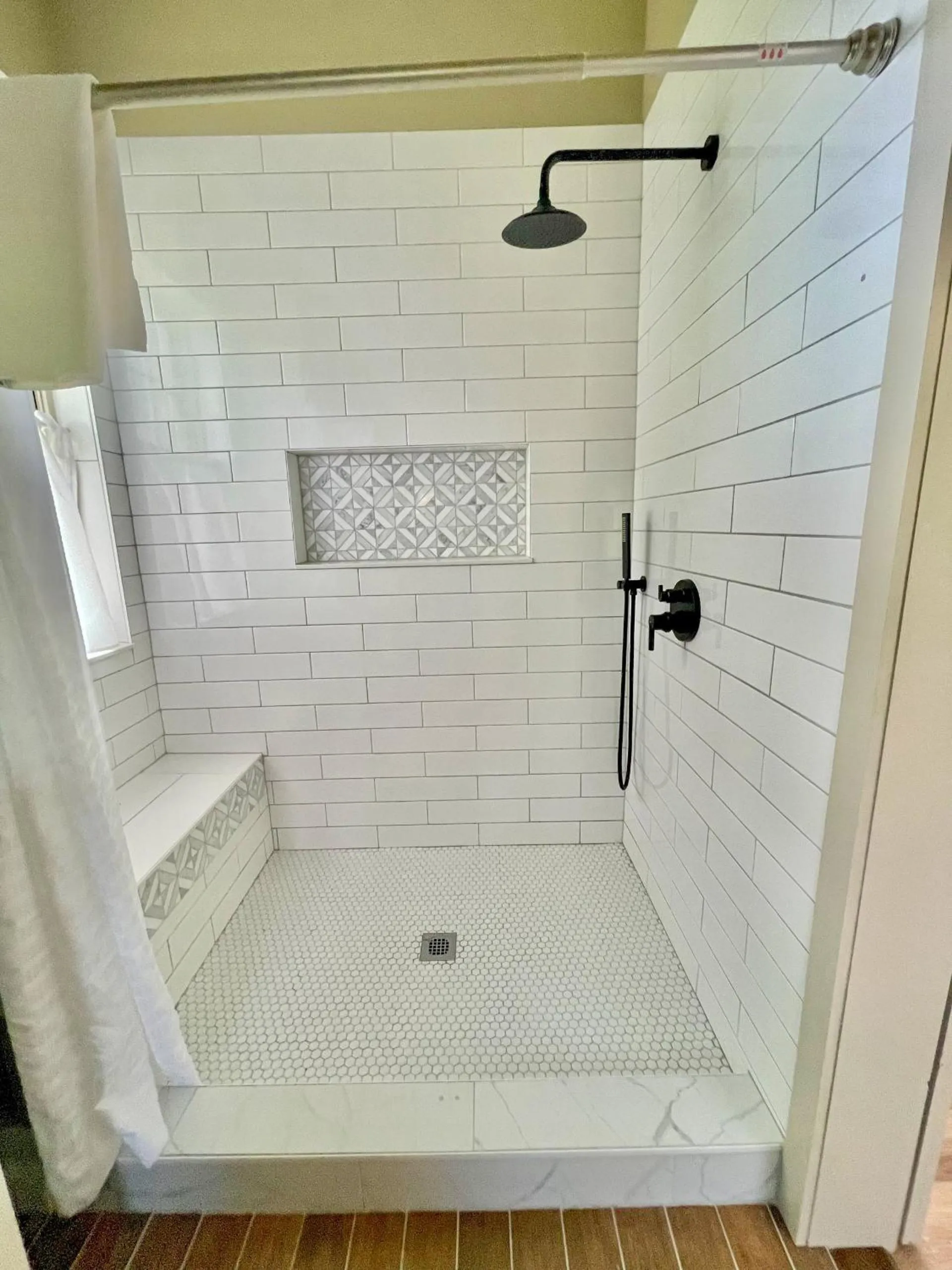 Shower in The Wildflower Inn