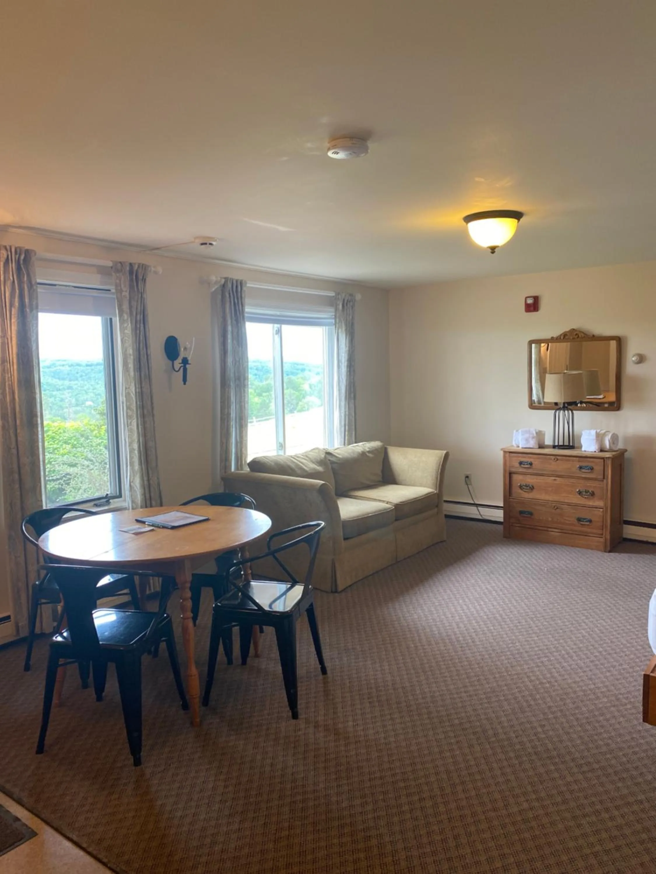 Seating area in The Wildflower Inn