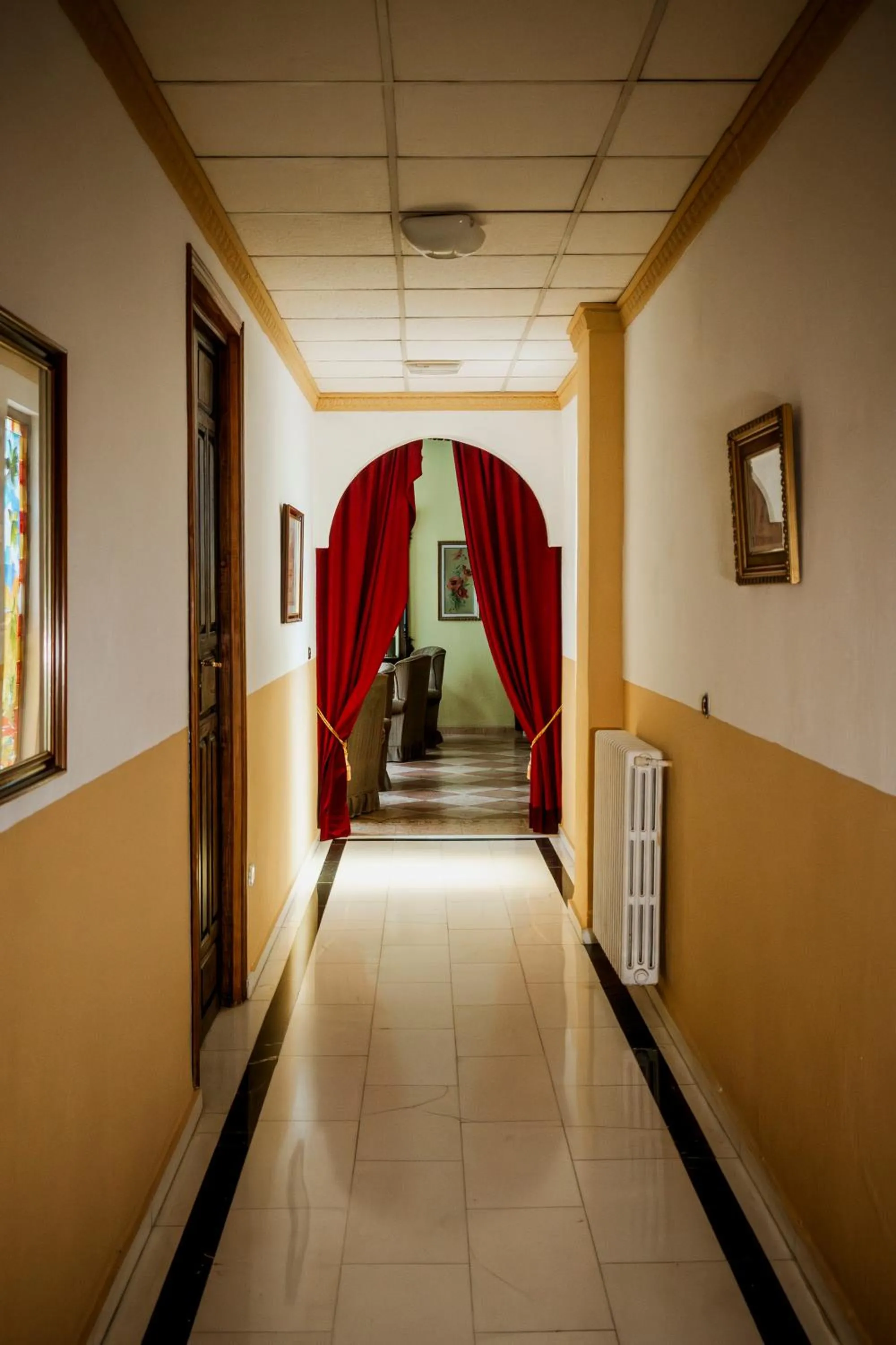 Seating area in Hotel España