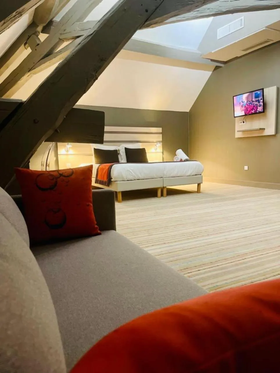 Bedroom in Au Coeur Des Bulles