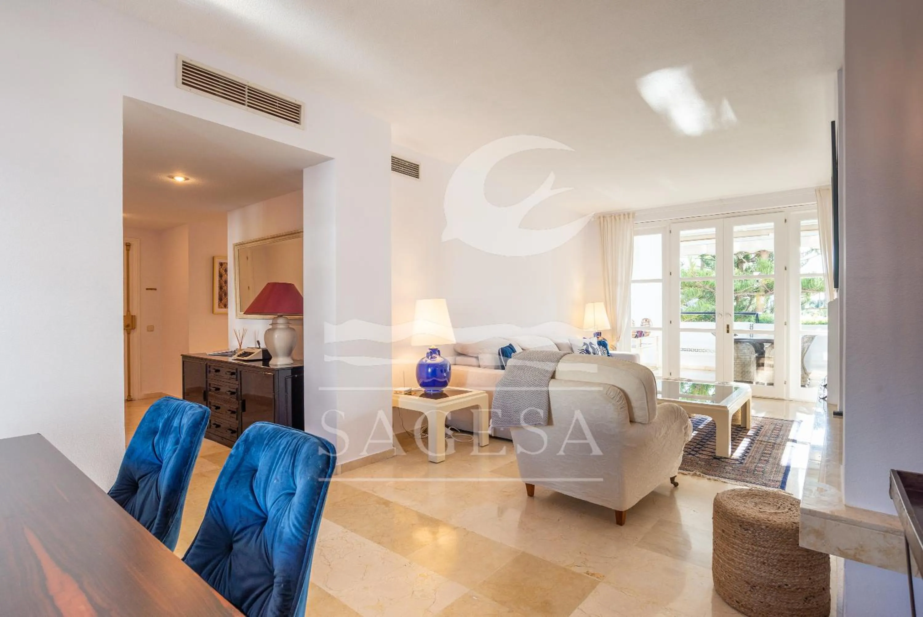 Living room in Jardines de las Golondrinas