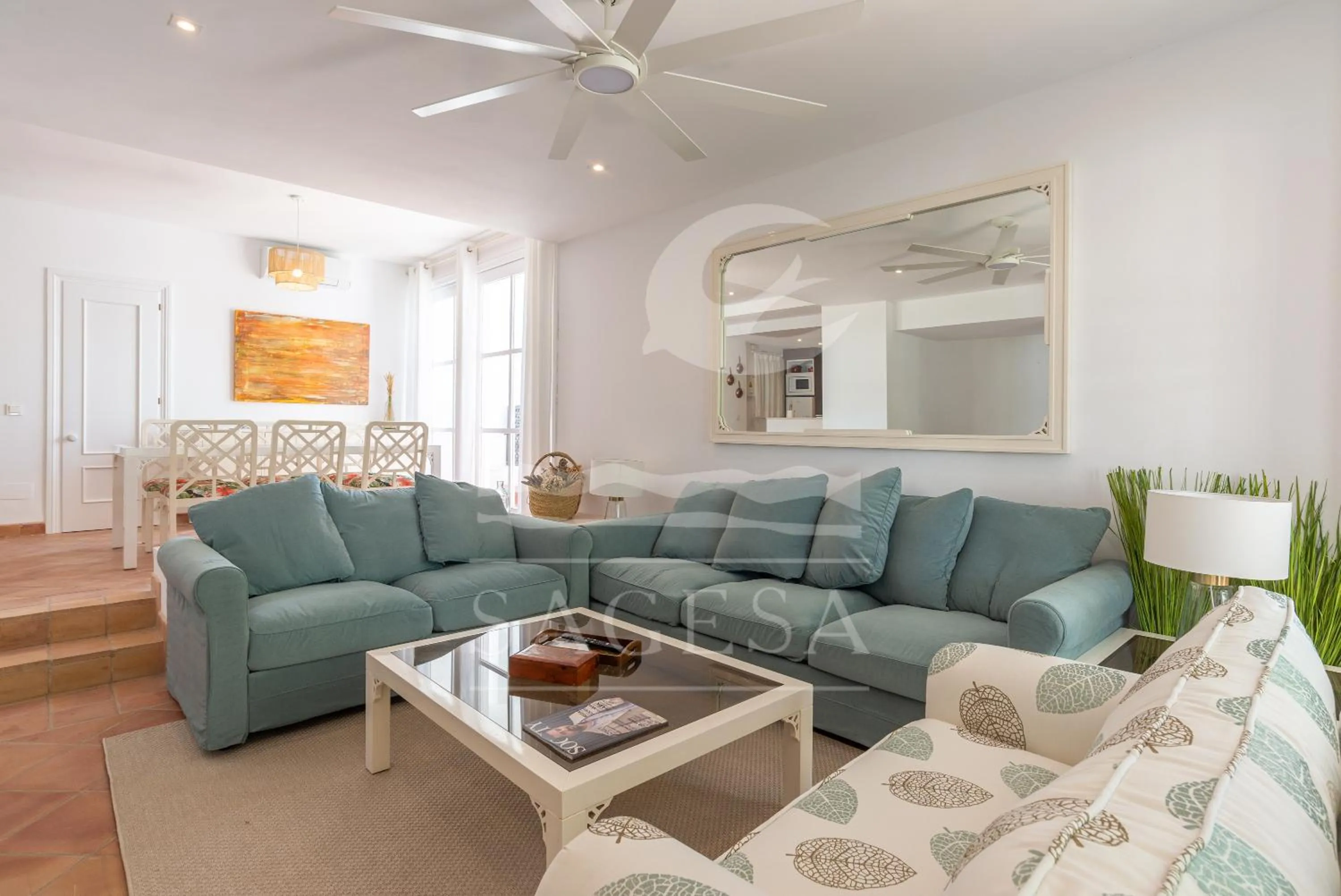 Living room in Jardines de las Golondrinas