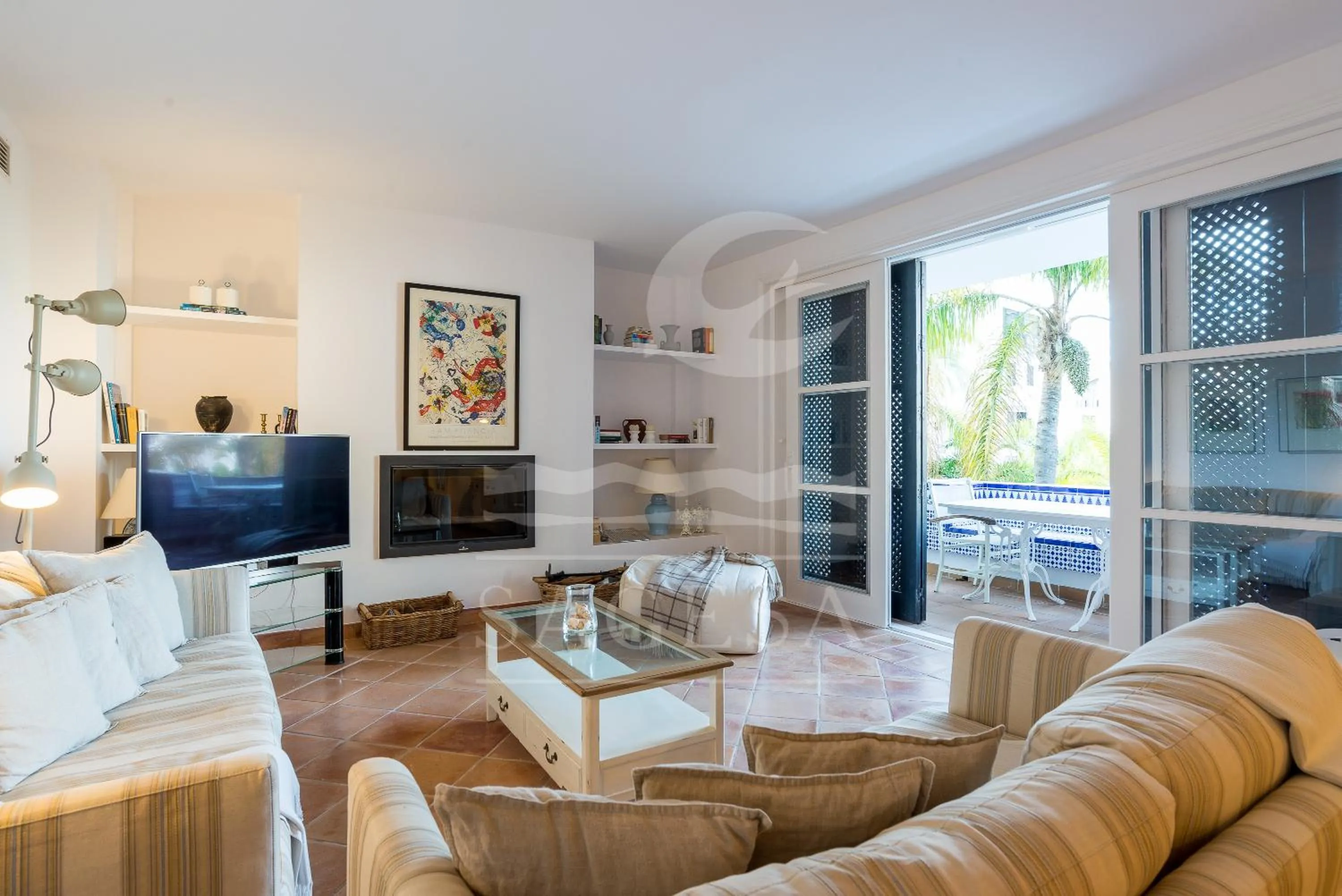 Communal lounge/ TV room in Jardines de las Golondrinas