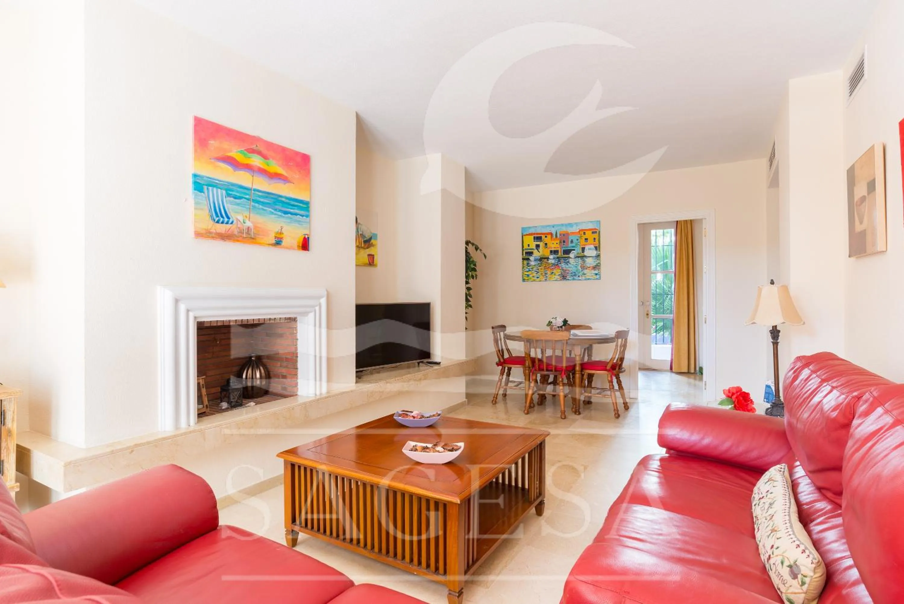 Living room in Jardines de las Golondrinas