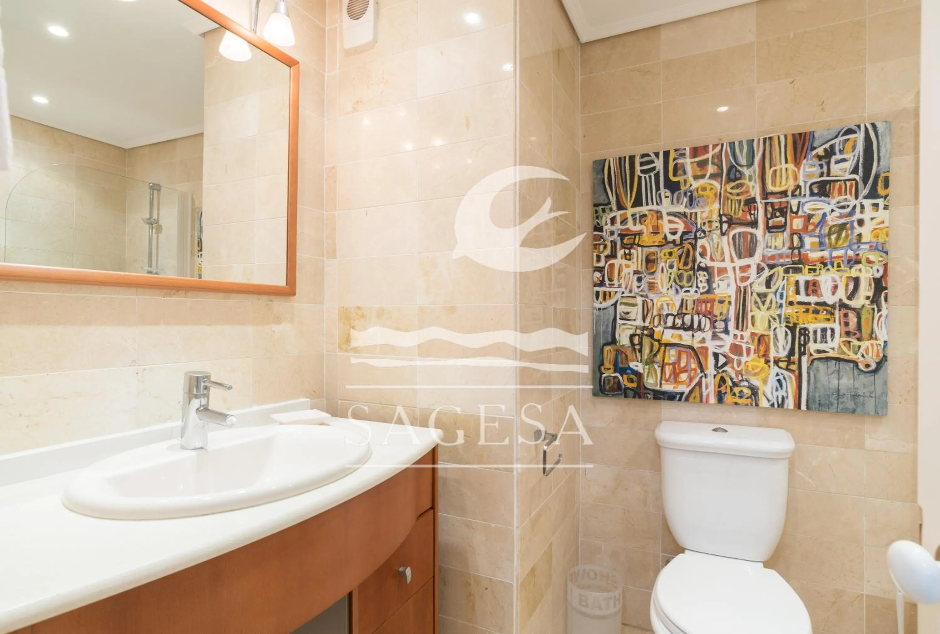 Bathroom in Jardines de las Golondrinas