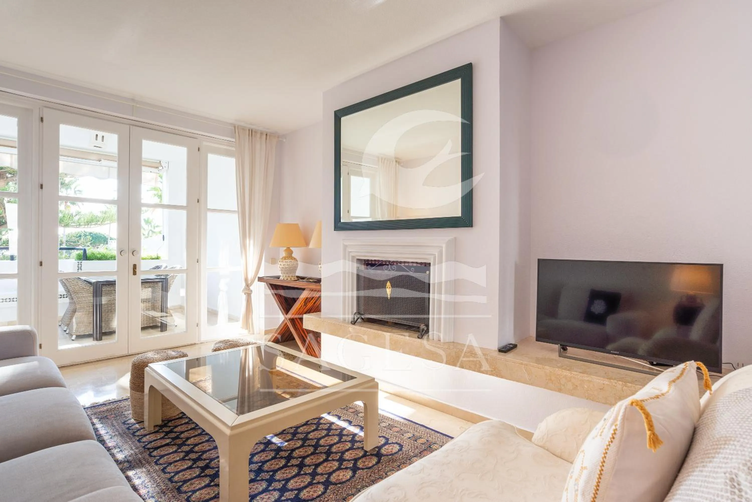 Living room in Jardines de las Golondrinas