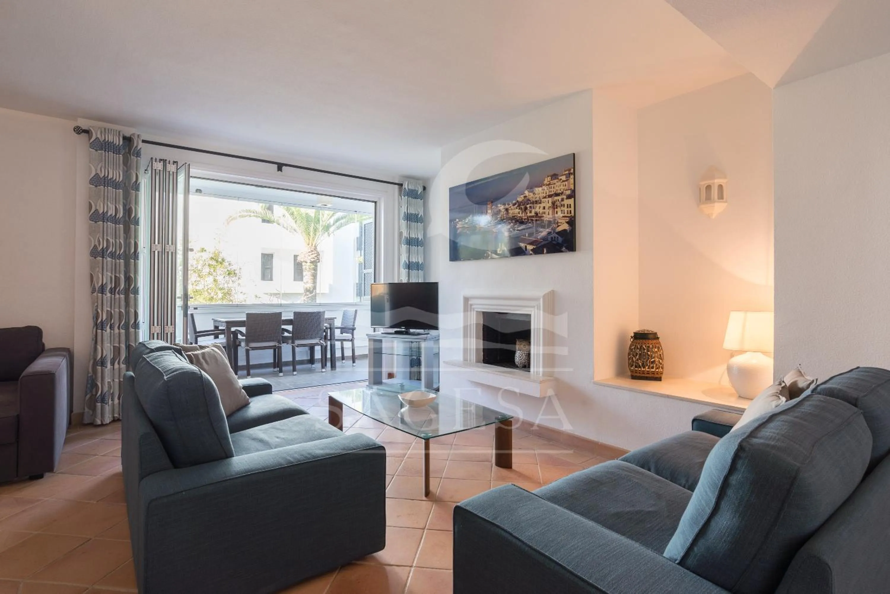 Living room in Jardines de las Golondrinas