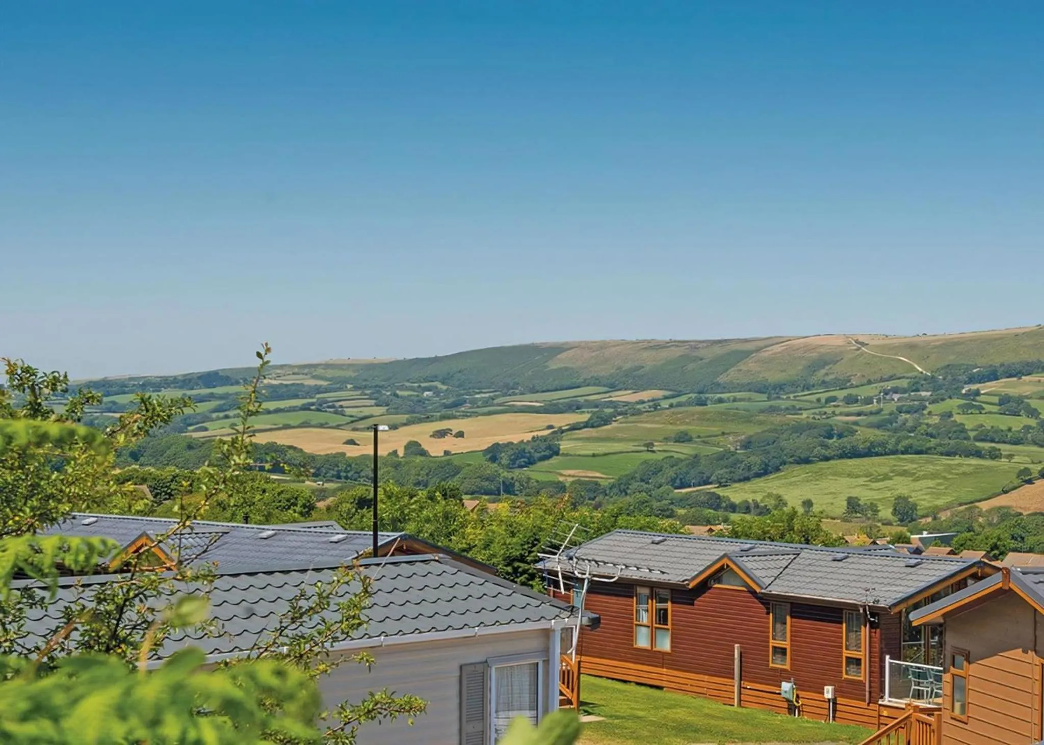 Property building in Swanage Coastal Park