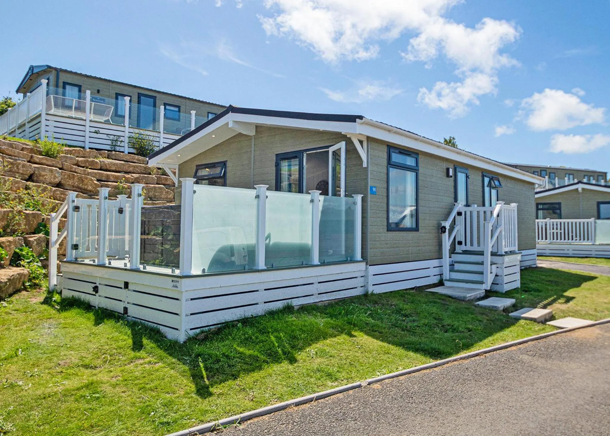 Property building in Swanage Coastal Park