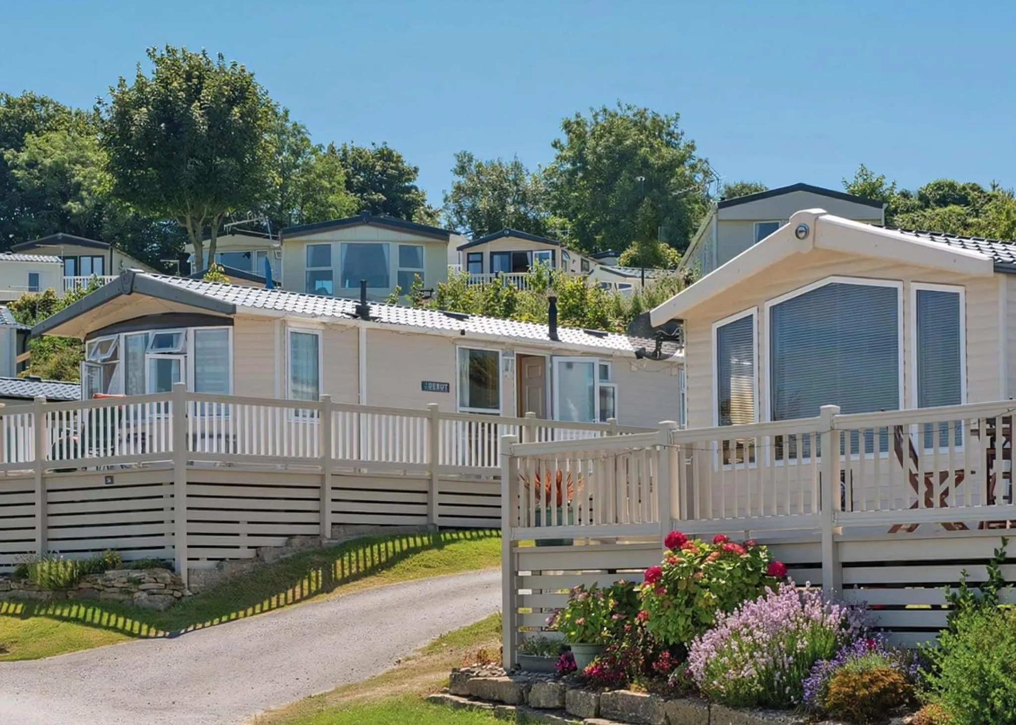 Property building in Swanage Coastal Park