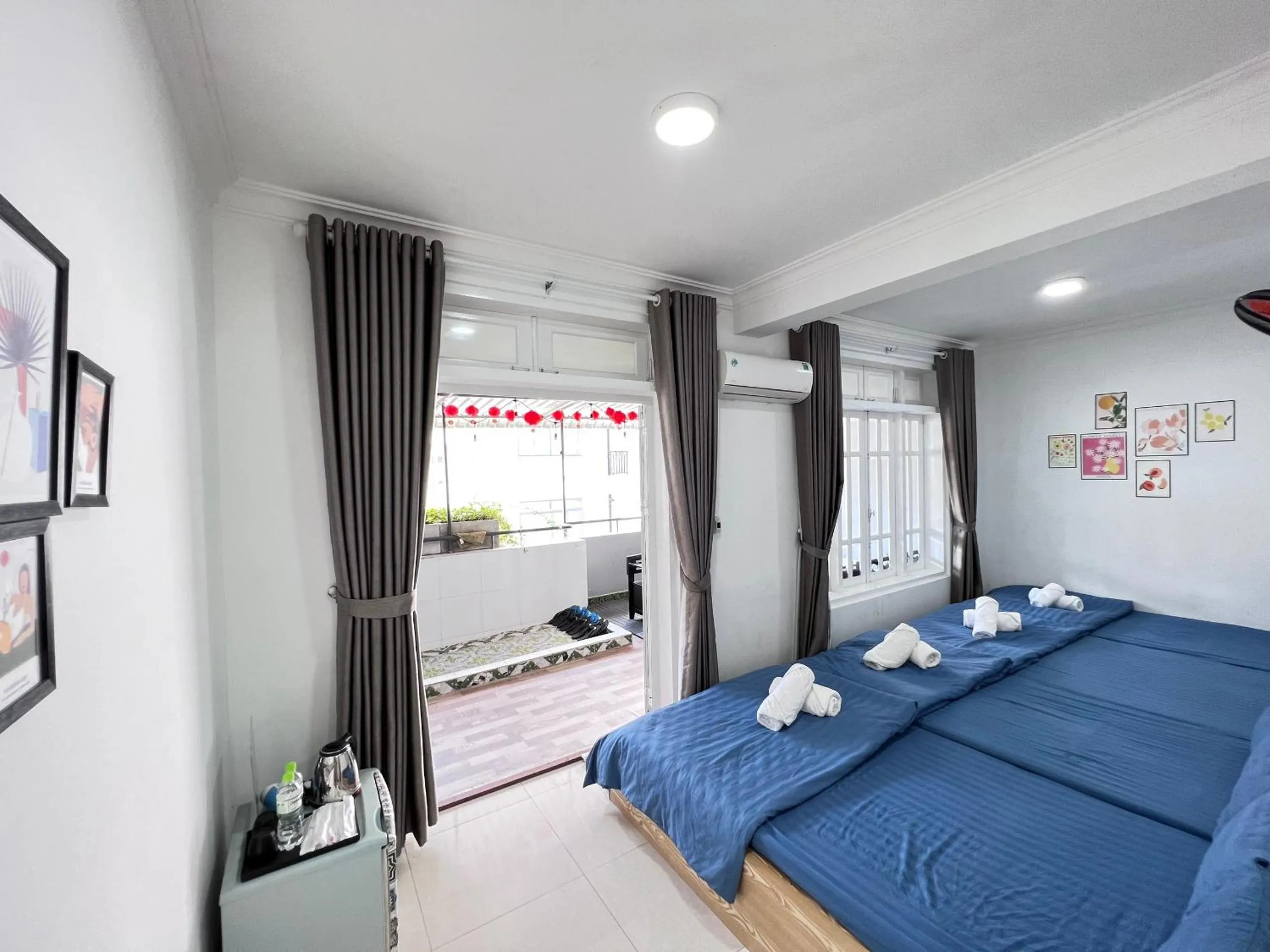 Bed in Hotel Đông Nhi