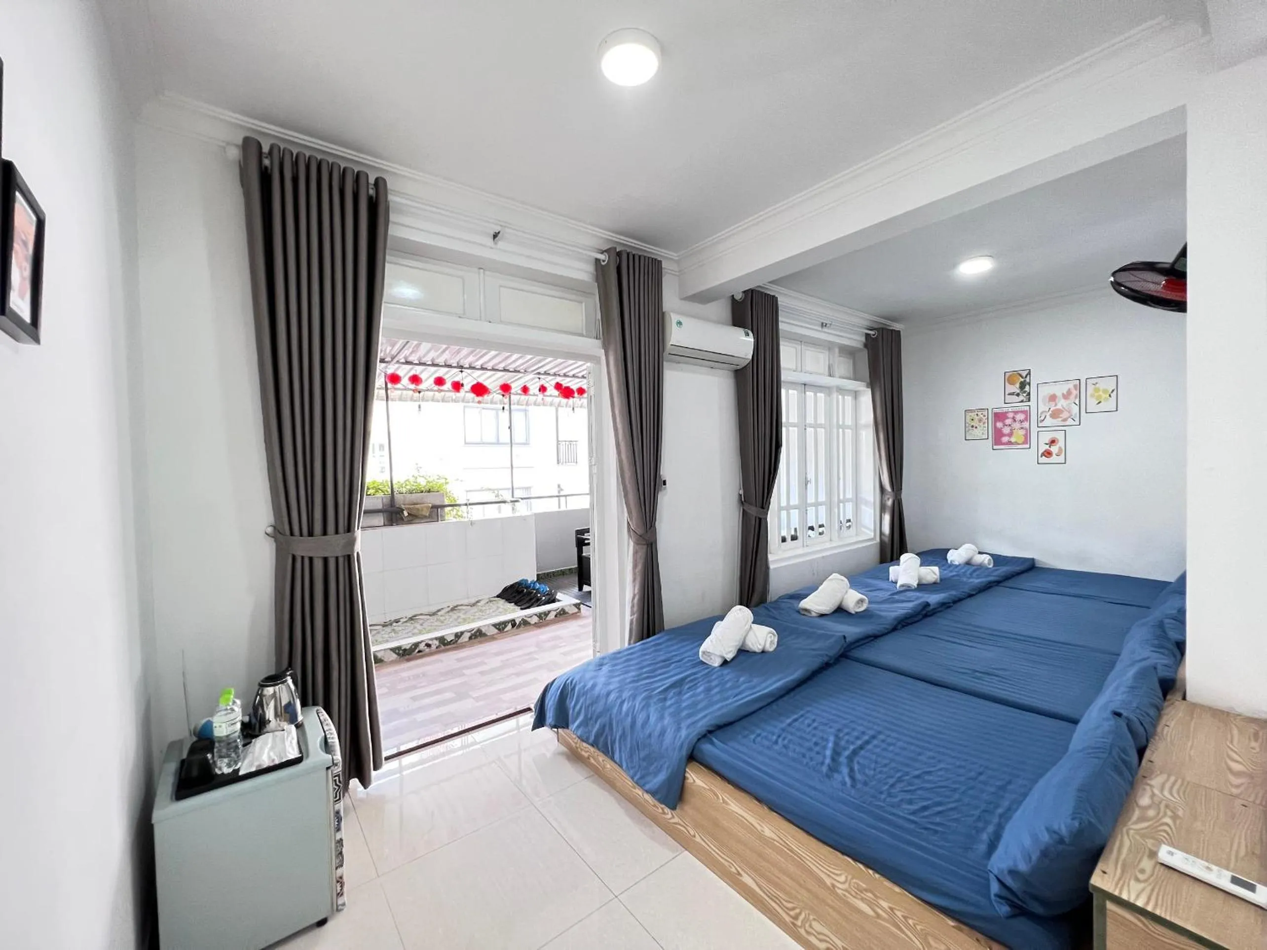 Bed in Hotel Đông Nhi