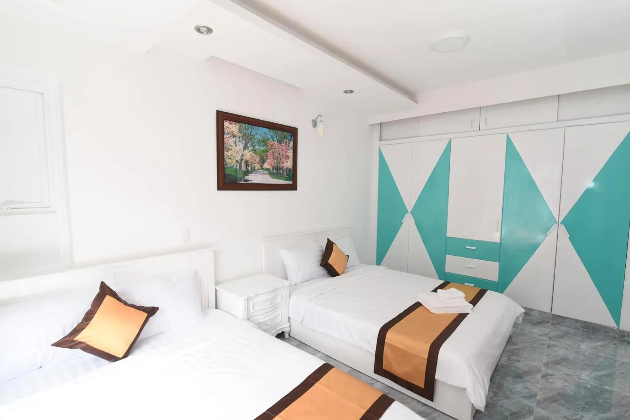 Bed in Hotel Đông Nhi