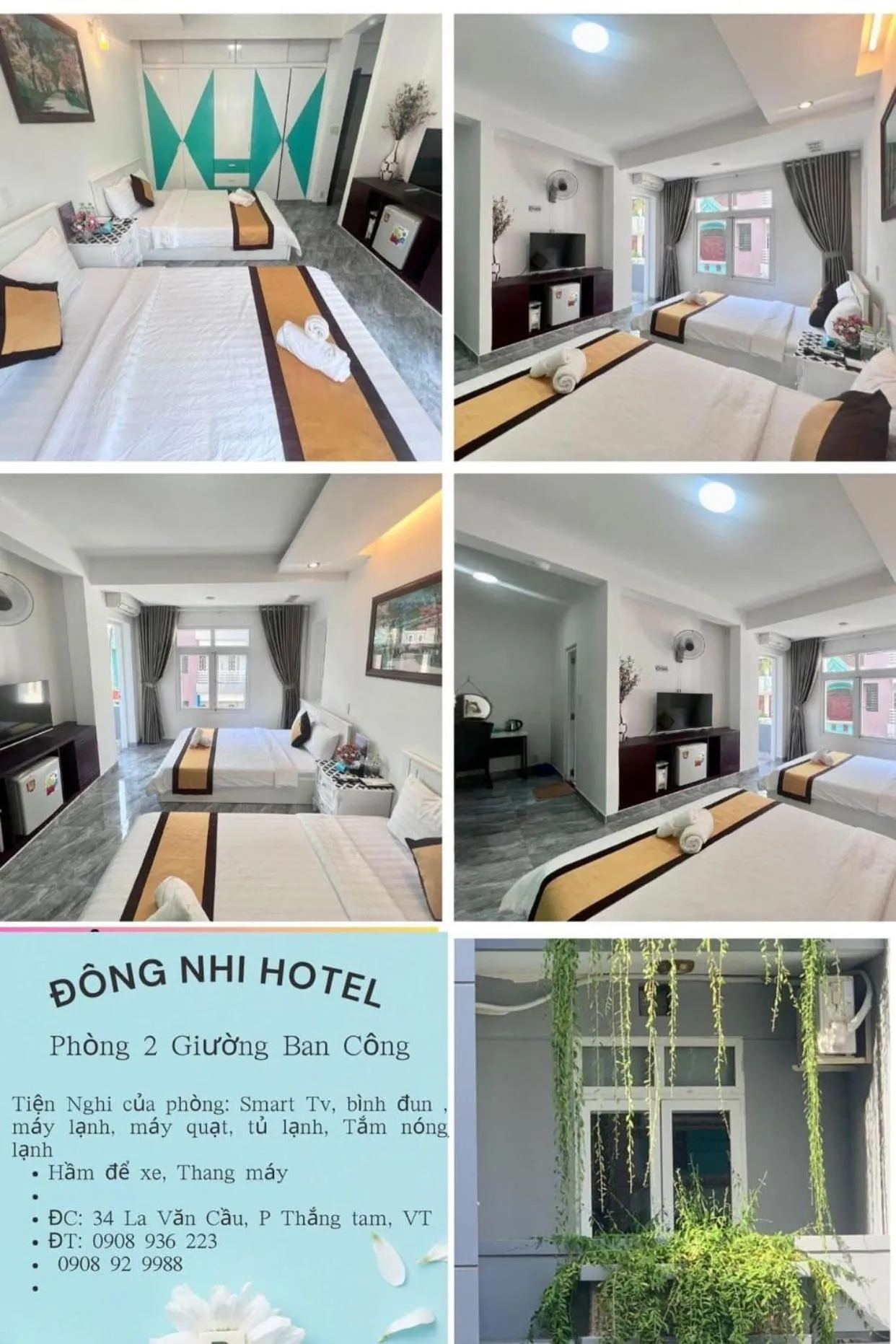 Bed in Hotel Đông Nhi