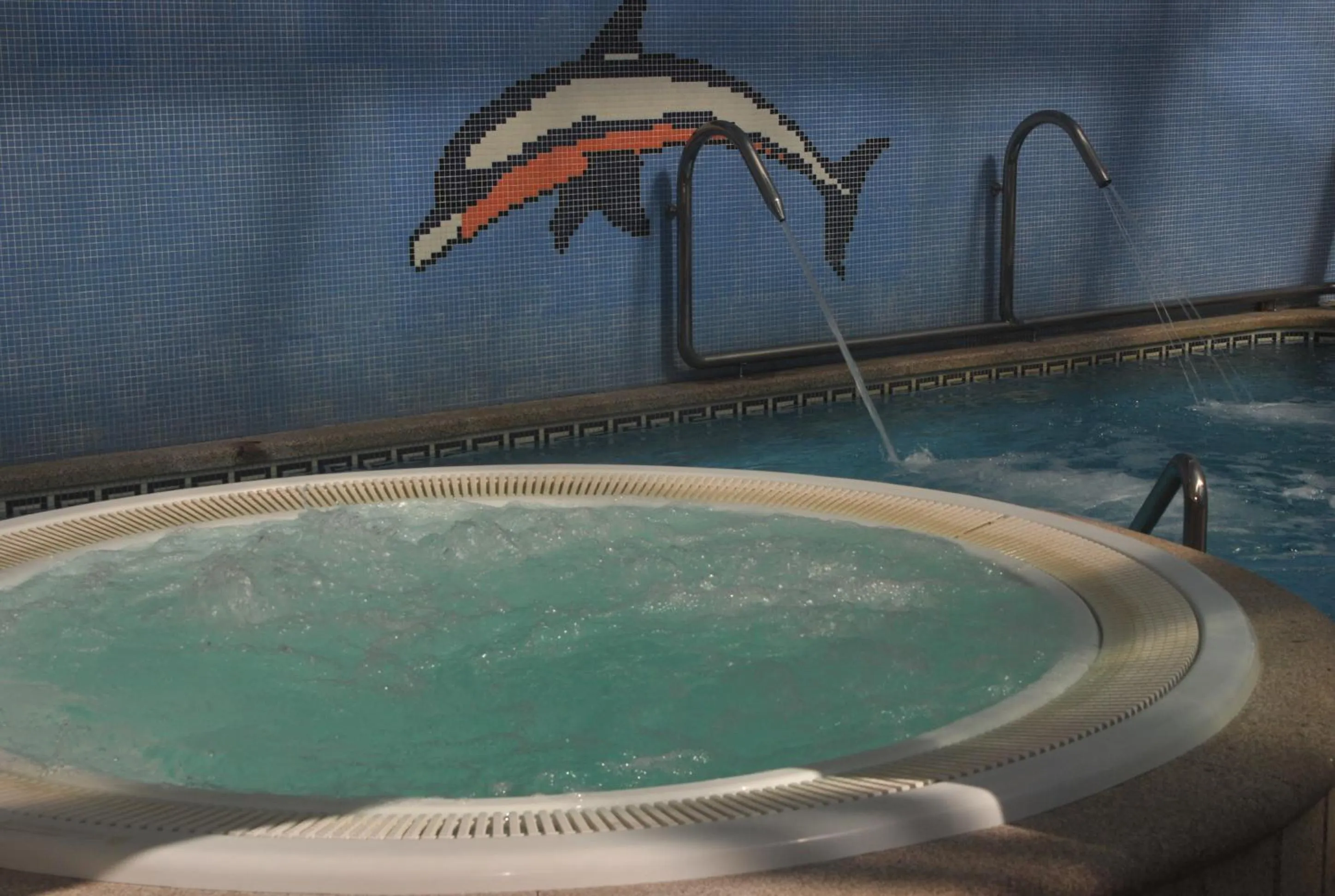 Swimming pool in Hotel Spa Bosque mar