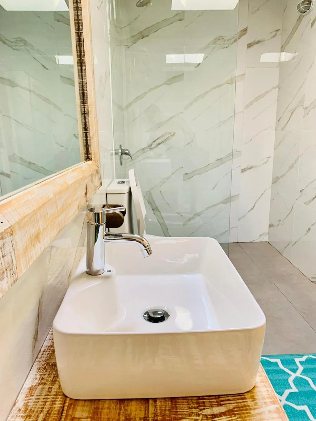 Shower in Oasis Villas