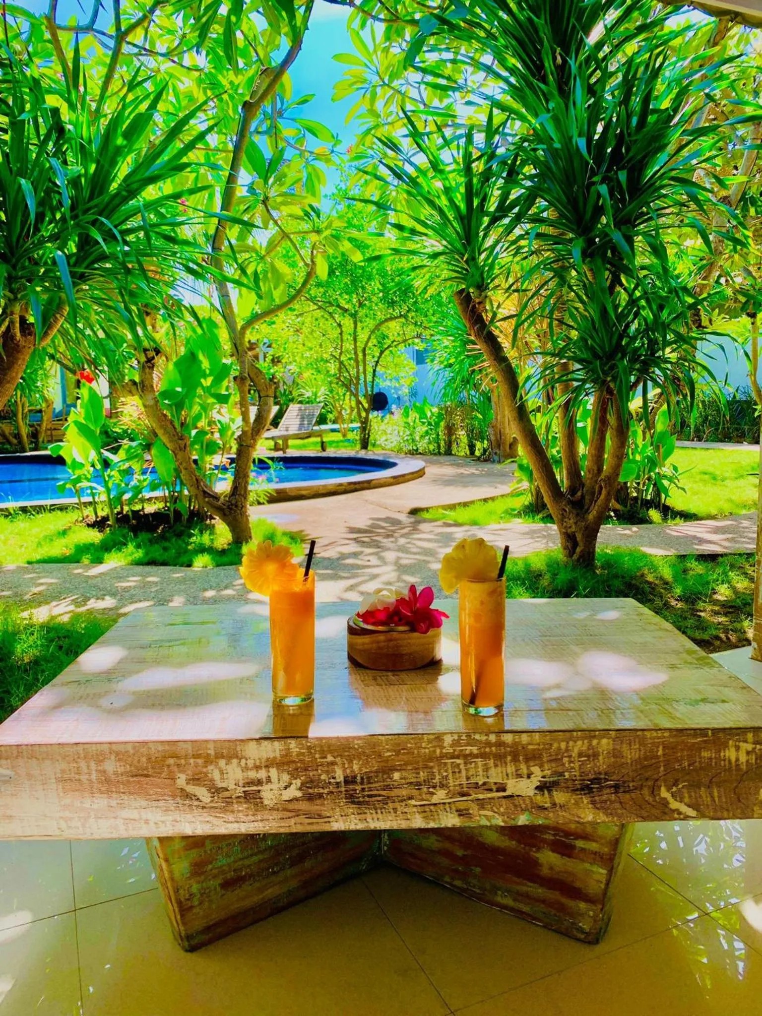 Patio in Oasis Villas