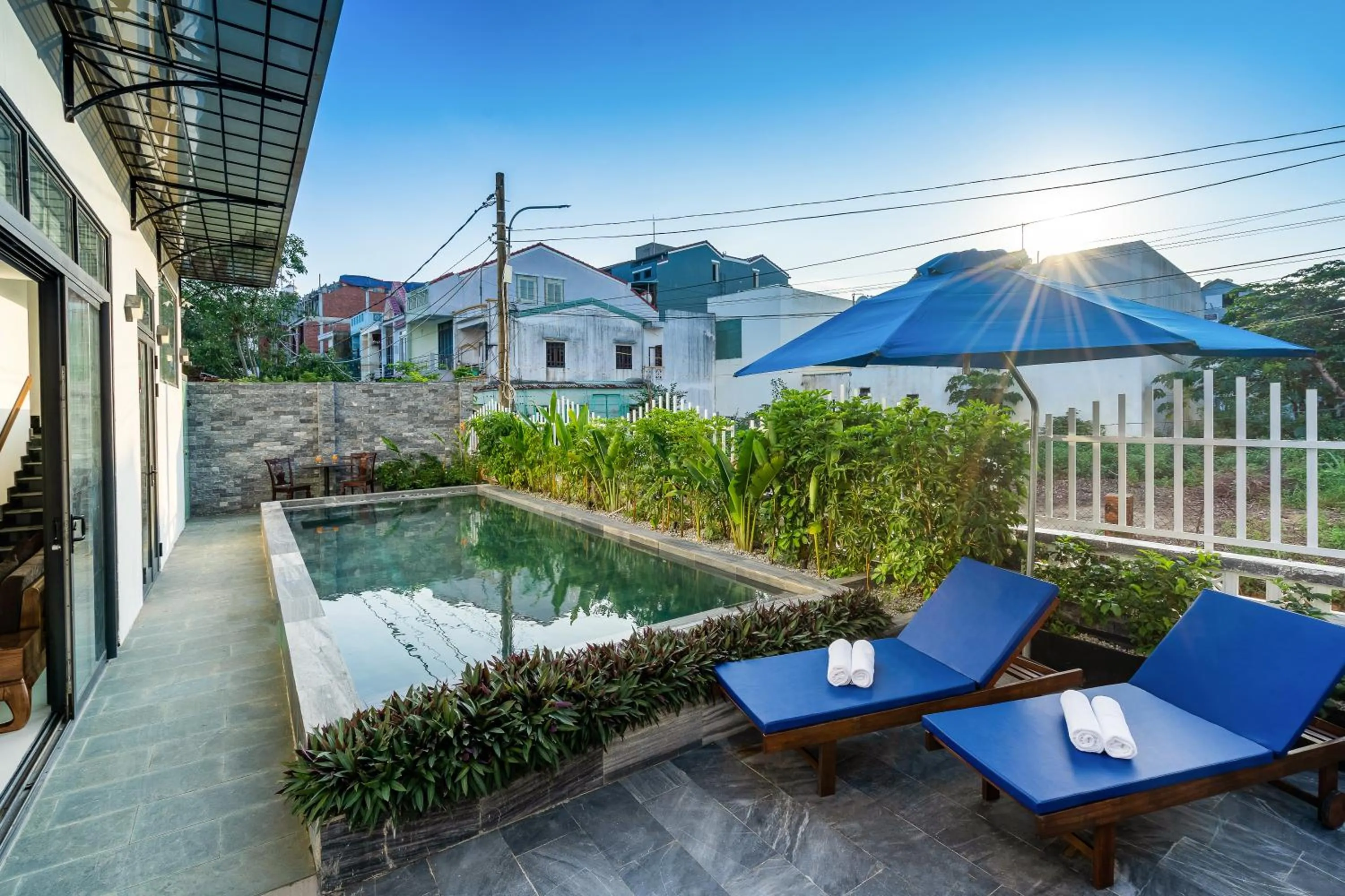 Garden in The Present River Villa Hoi An