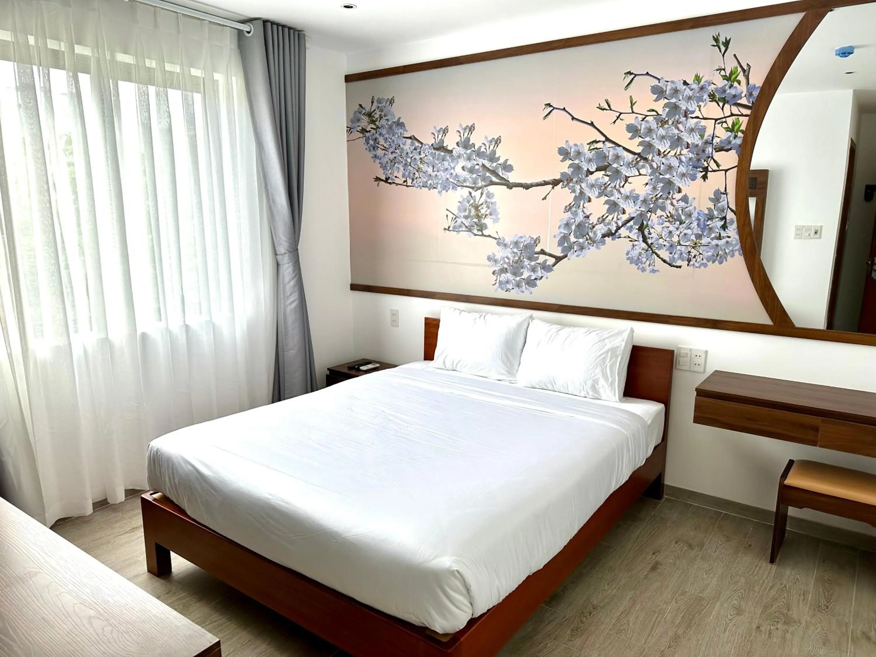 Bed in The Present River Villa Hoi An