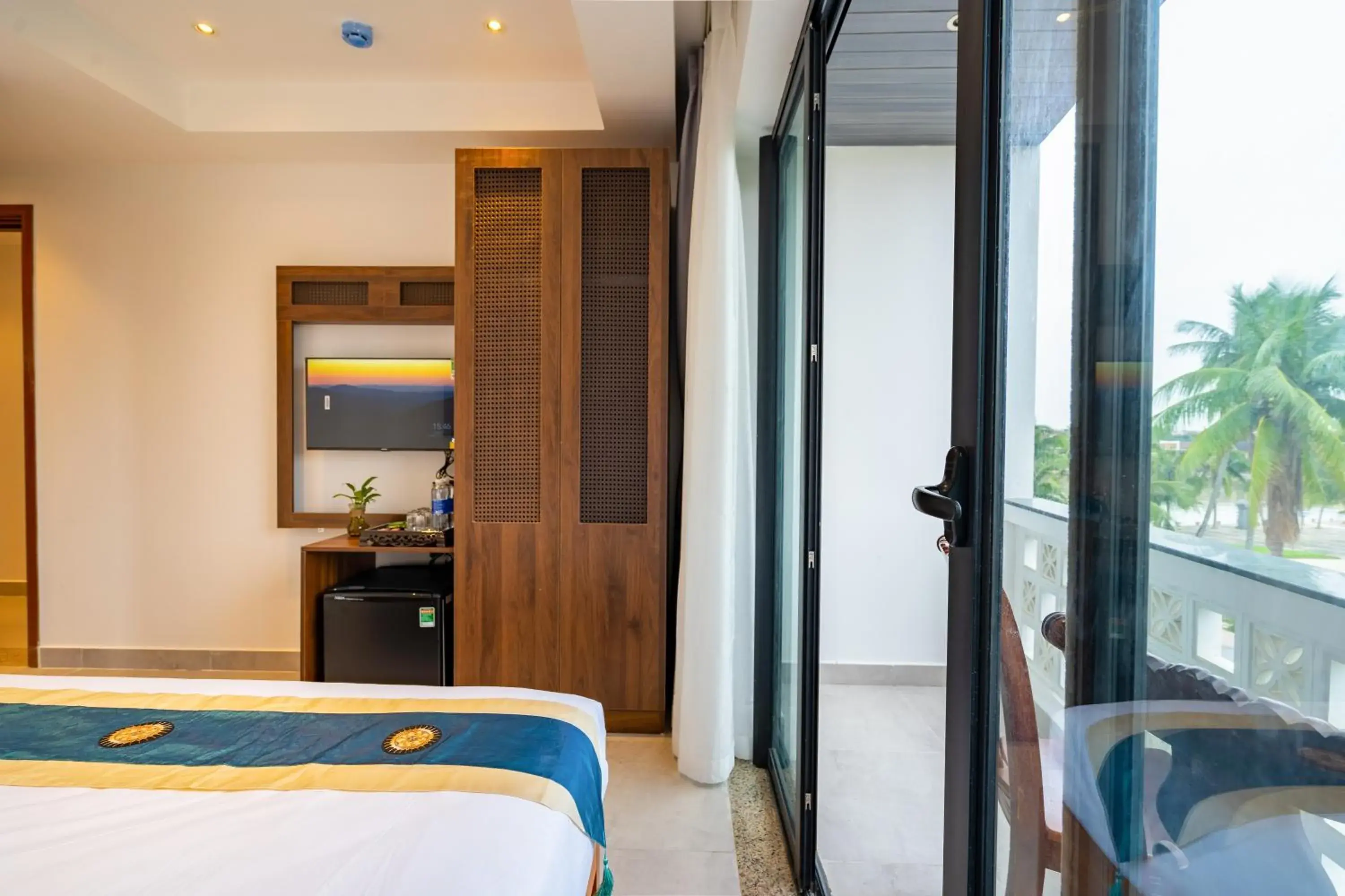 View (from property/room), Bed in The Present River Villa Hoi An View (from property/room), Bed in The Present River Villa Hoi An