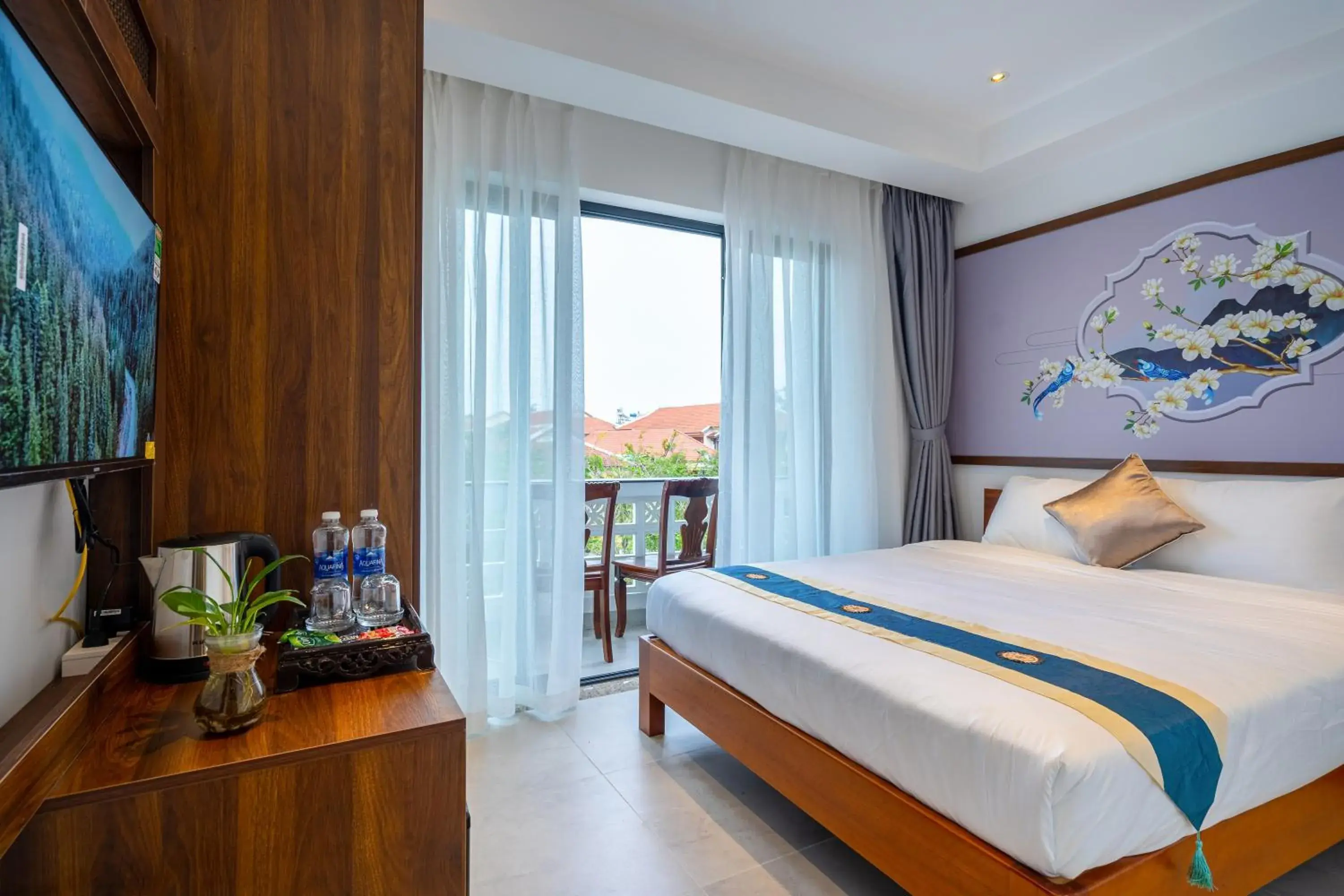 Photo of the whole room, Bed in The Present River Villa Hoi An Photo of the whole room, Bed in The Present River Villa Hoi An