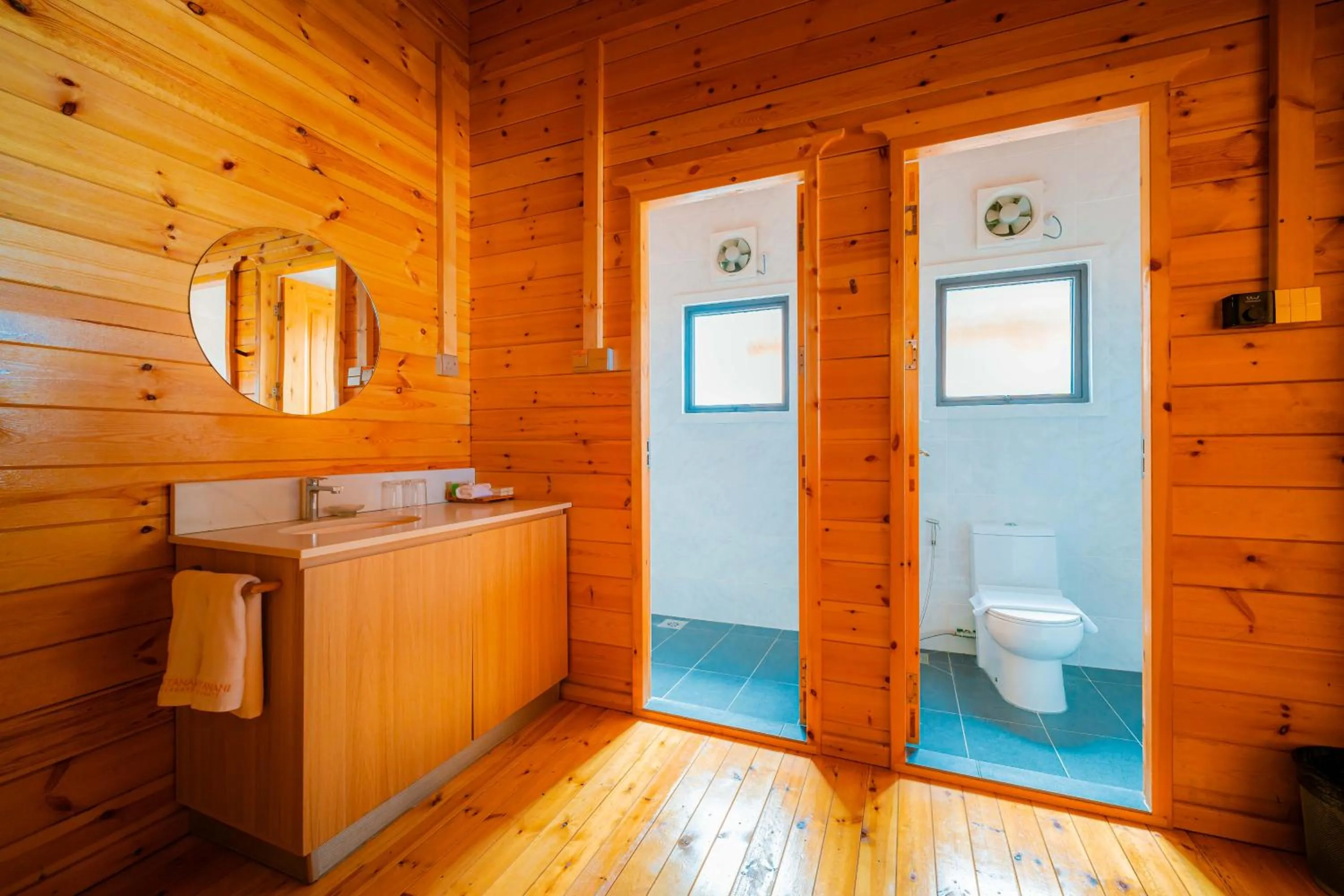 Shower in JSK Mantanani Island Resorts