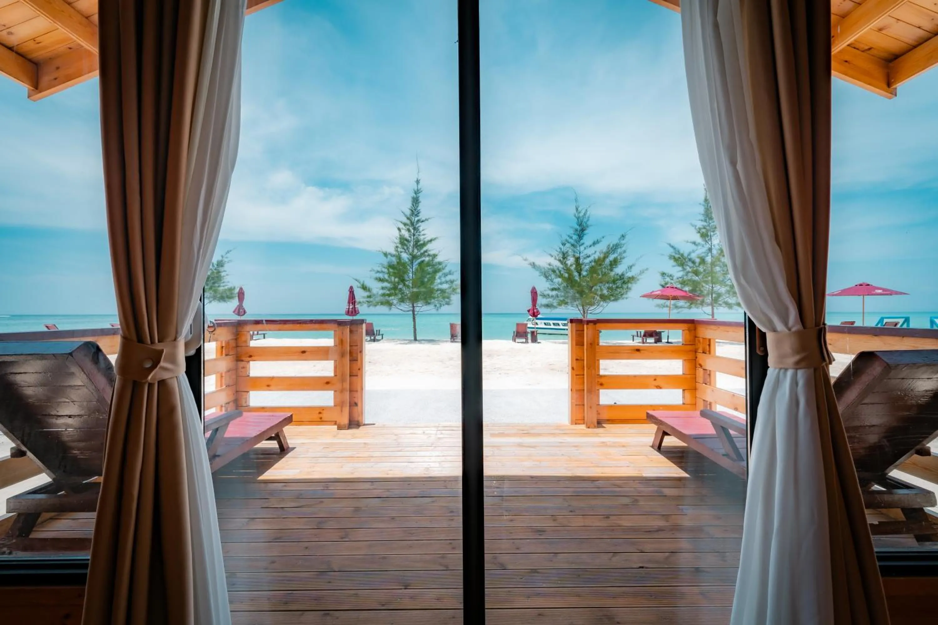 Sea view in JSK Mantanani Island Resorts