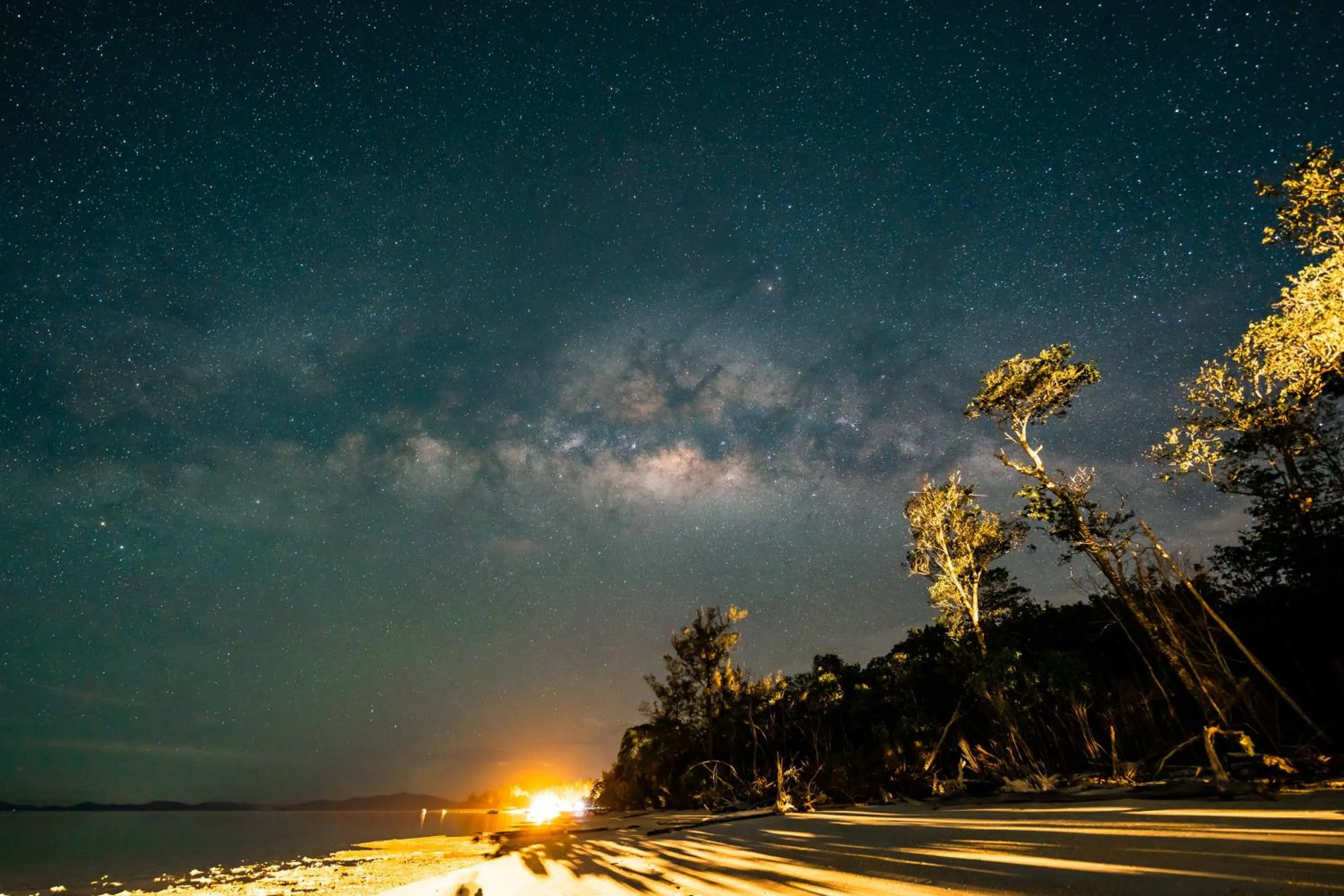 Night in JSK Mantanani Island Resorts