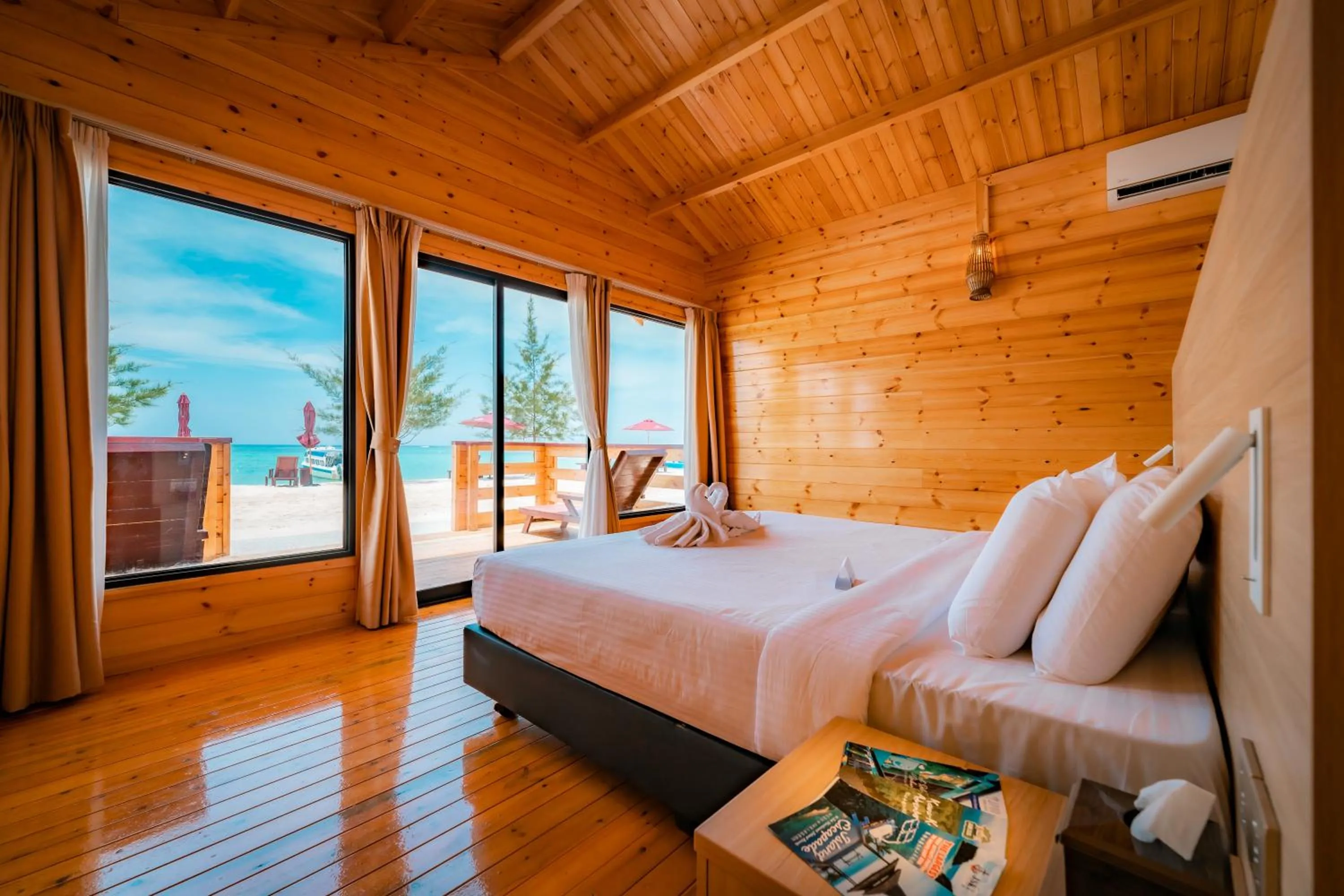 Photo of the whole room, Bed in JSK Mantanani Island Resorts