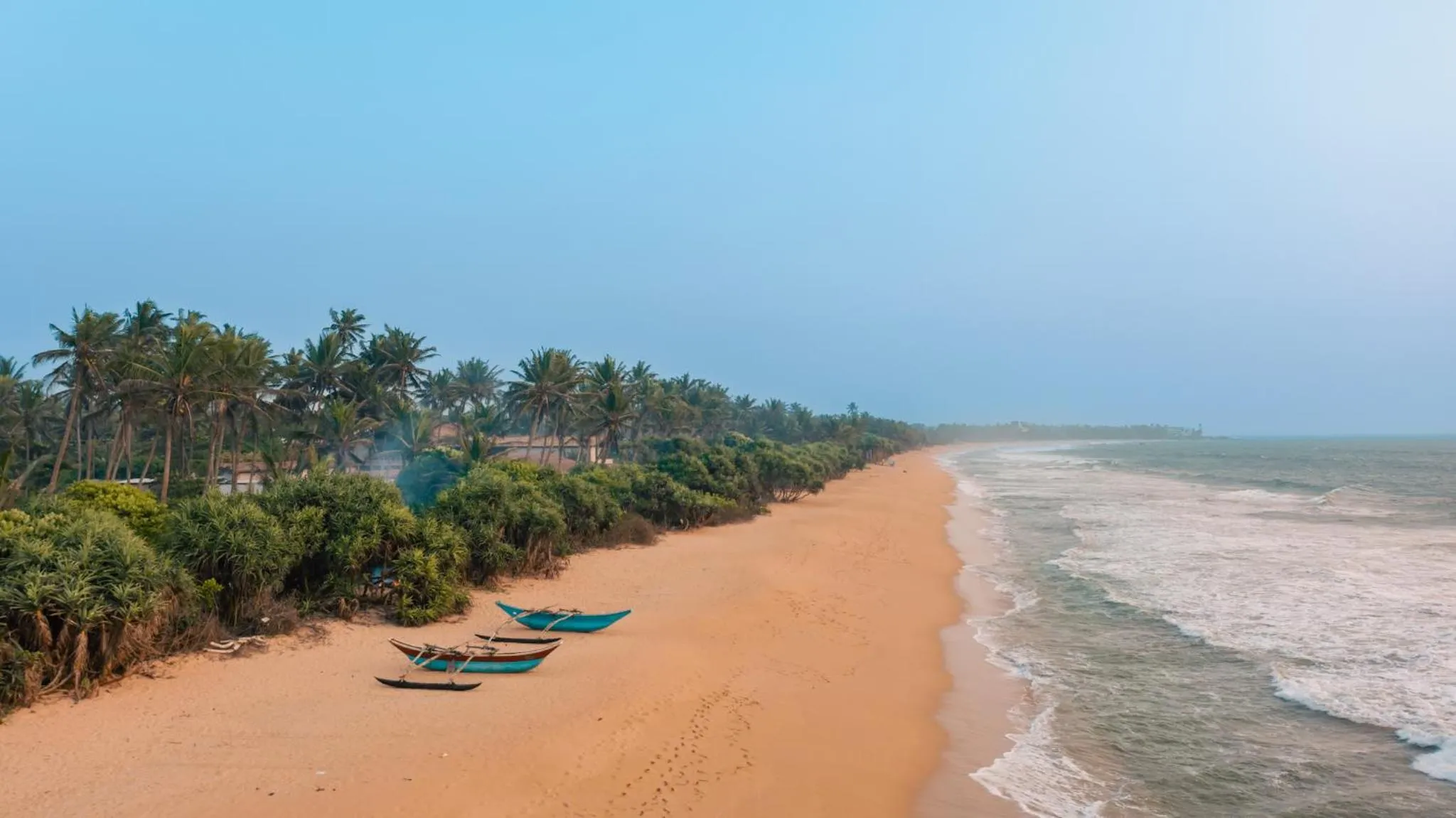 Beach in Villa Thamburu, Bentota
