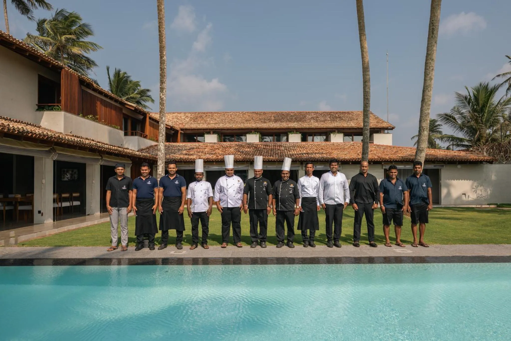 People in Villa Thamburu, Bentota