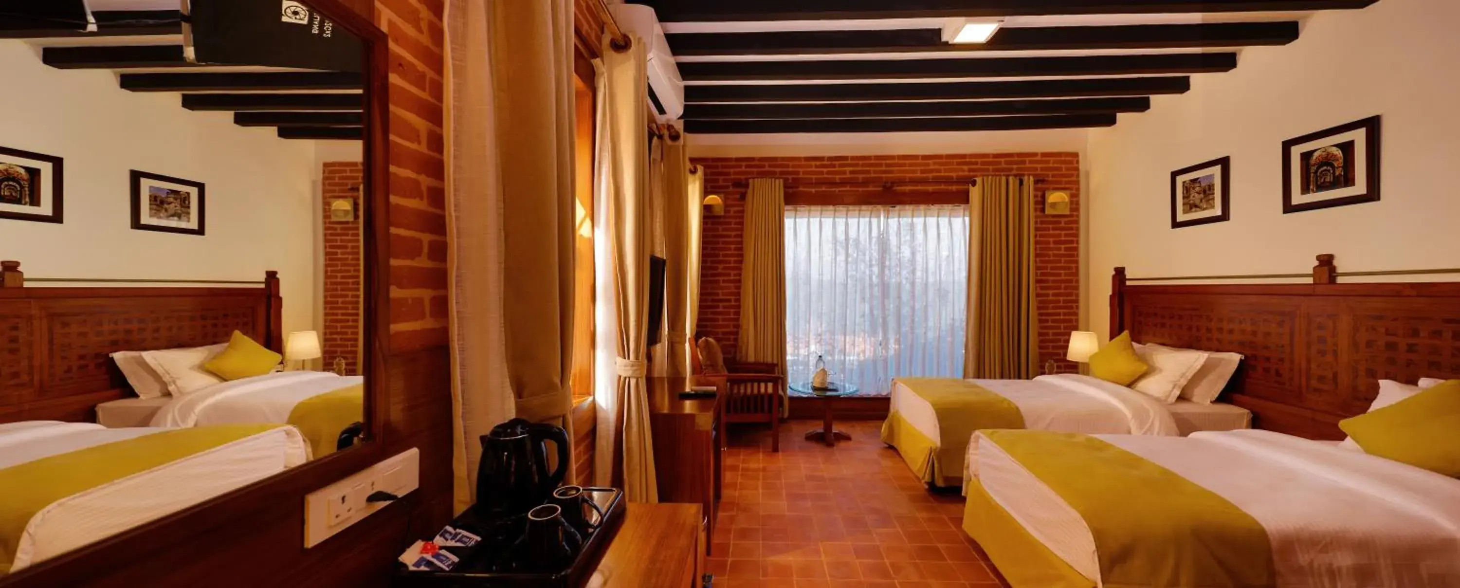 Bedroom, Bed in Soaltee Westend Resort Nagarkot Bedroom, Bed in Soaltee Westend Resort Nagarkot